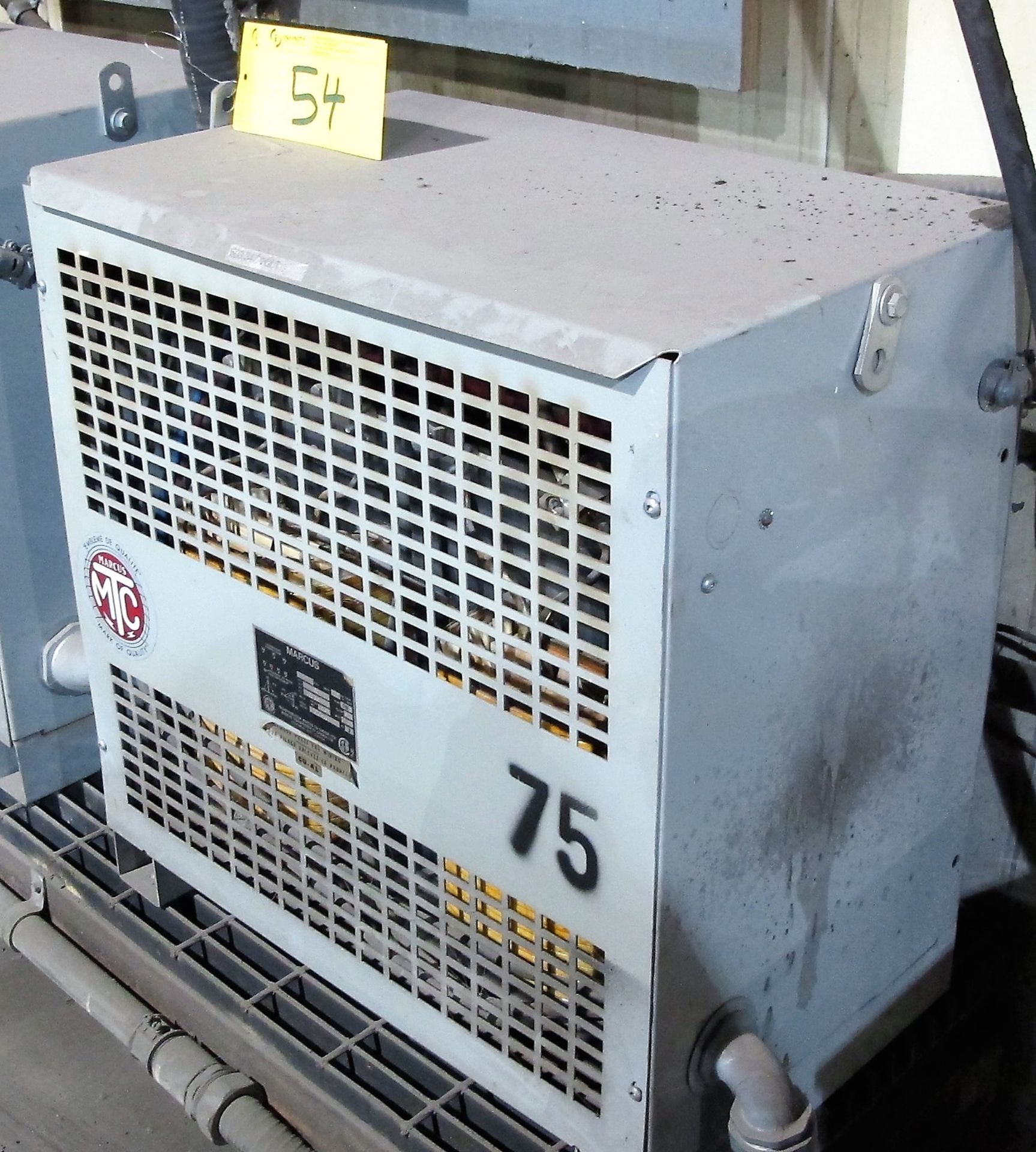 MARCUS 75KVA TRANSFORMER, 3 PHASE, 600/347V