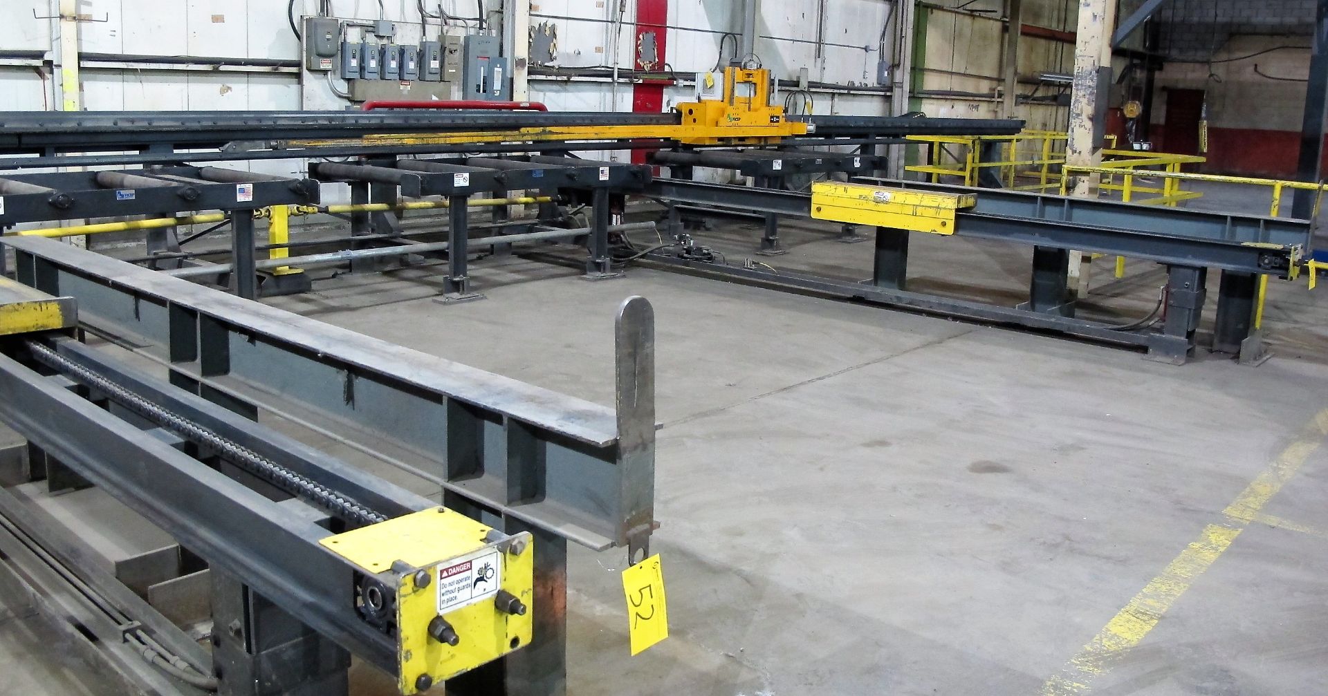 2009 FICEP BEAM DRILL LINE CONSISTING OF: FICEP 1001 DFB BEAM DRILL, S/N 32133, TANDEM CNC/PLC - Image 5 of 29