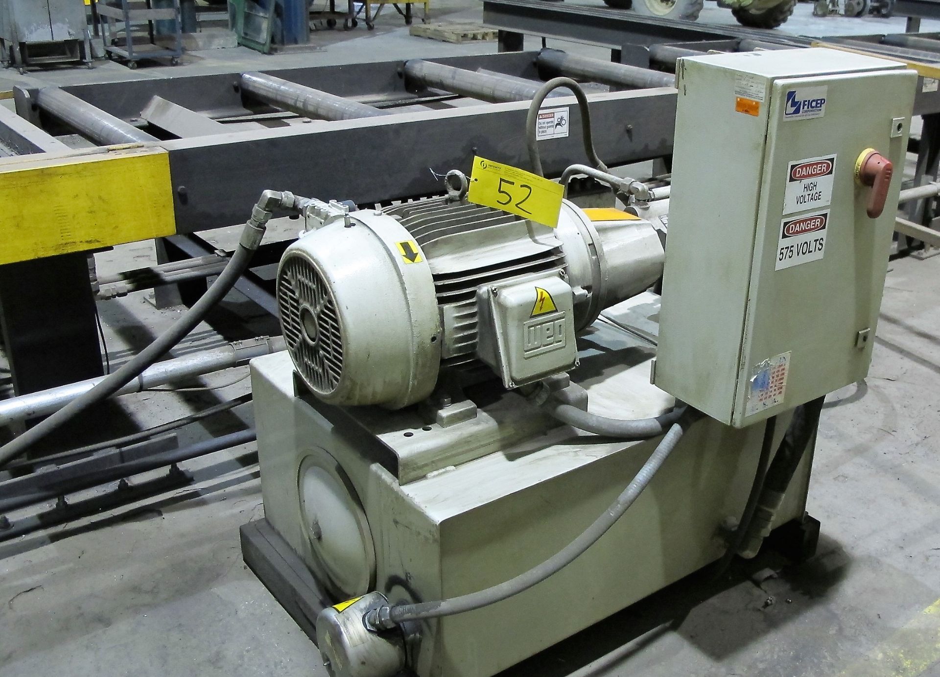 2009 FICEP BEAM DRILL LINE CONSISTING OF: FICEP 1001 DFB BEAM DRILL, S/N 32133, TANDEM CNC/PLC - Image 27 of 29