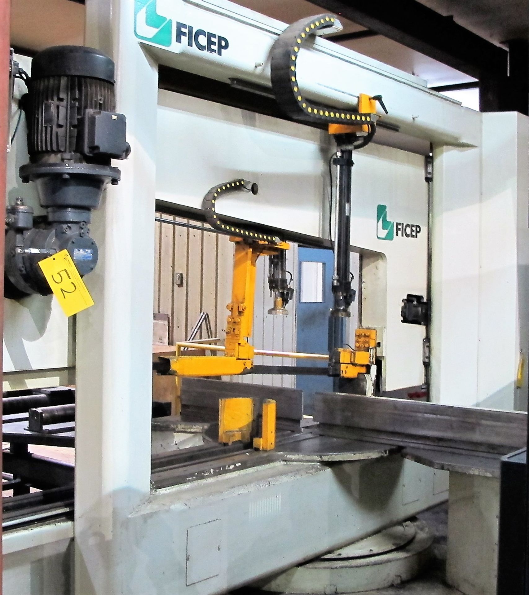 2009 FICEP BEAM DRILL LINE CONSISTING OF: FICEP 1001 DFB BEAM DRILL, S/N 32133, TANDEM CNC/PLC - Image 19 of 29