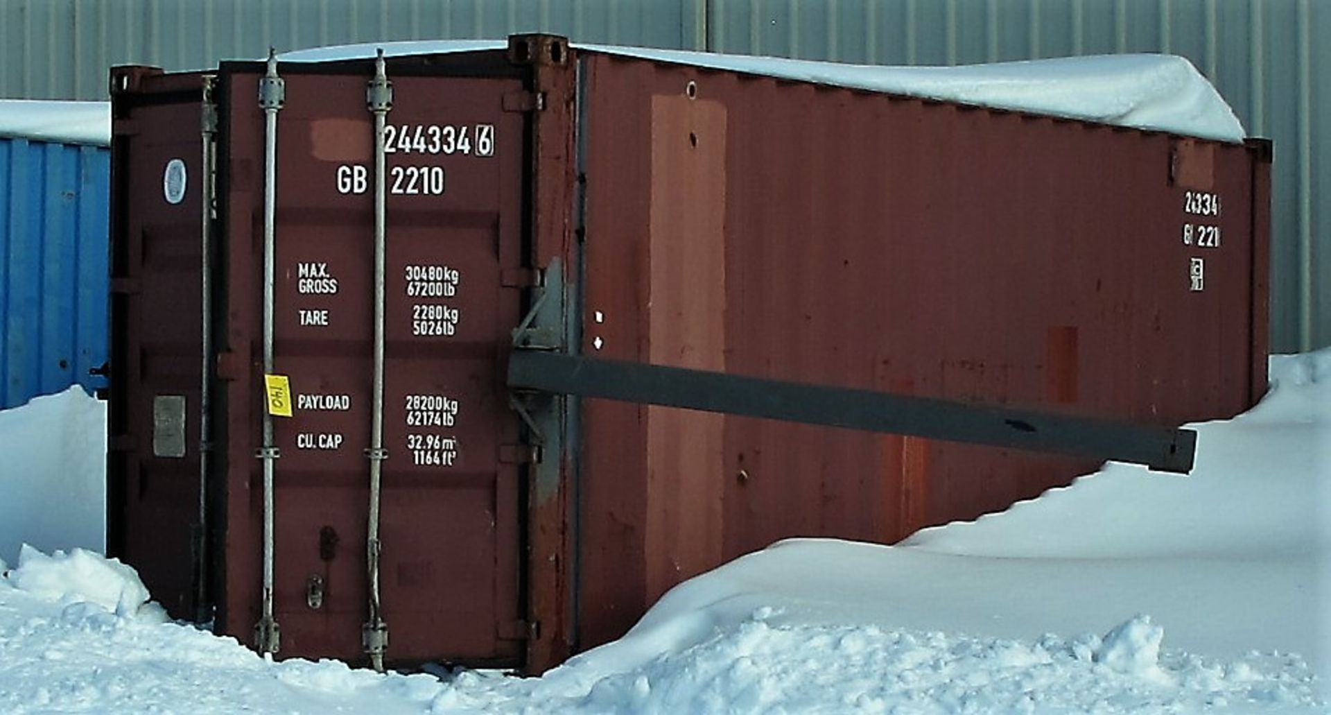 20' OCEAN CONTAINER W/ CONTENTS