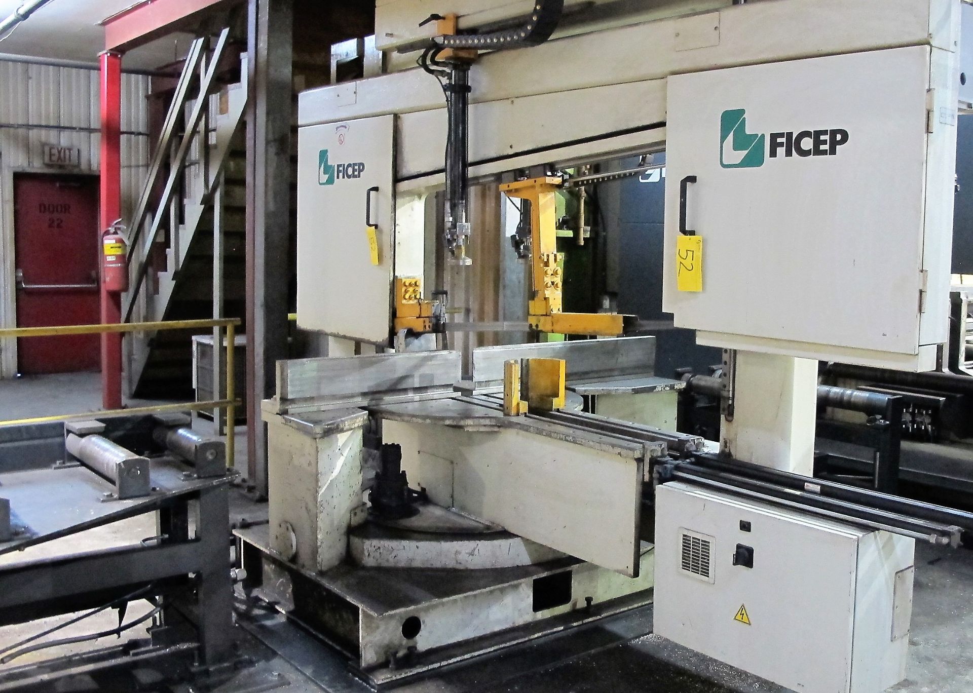 2009 FICEP BEAM DRILL LINE CONSISTING OF: FICEP 1001 DFB BEAM DRILL, S/N 32133, TANDEM CNC/PLC - Image 20 of 29