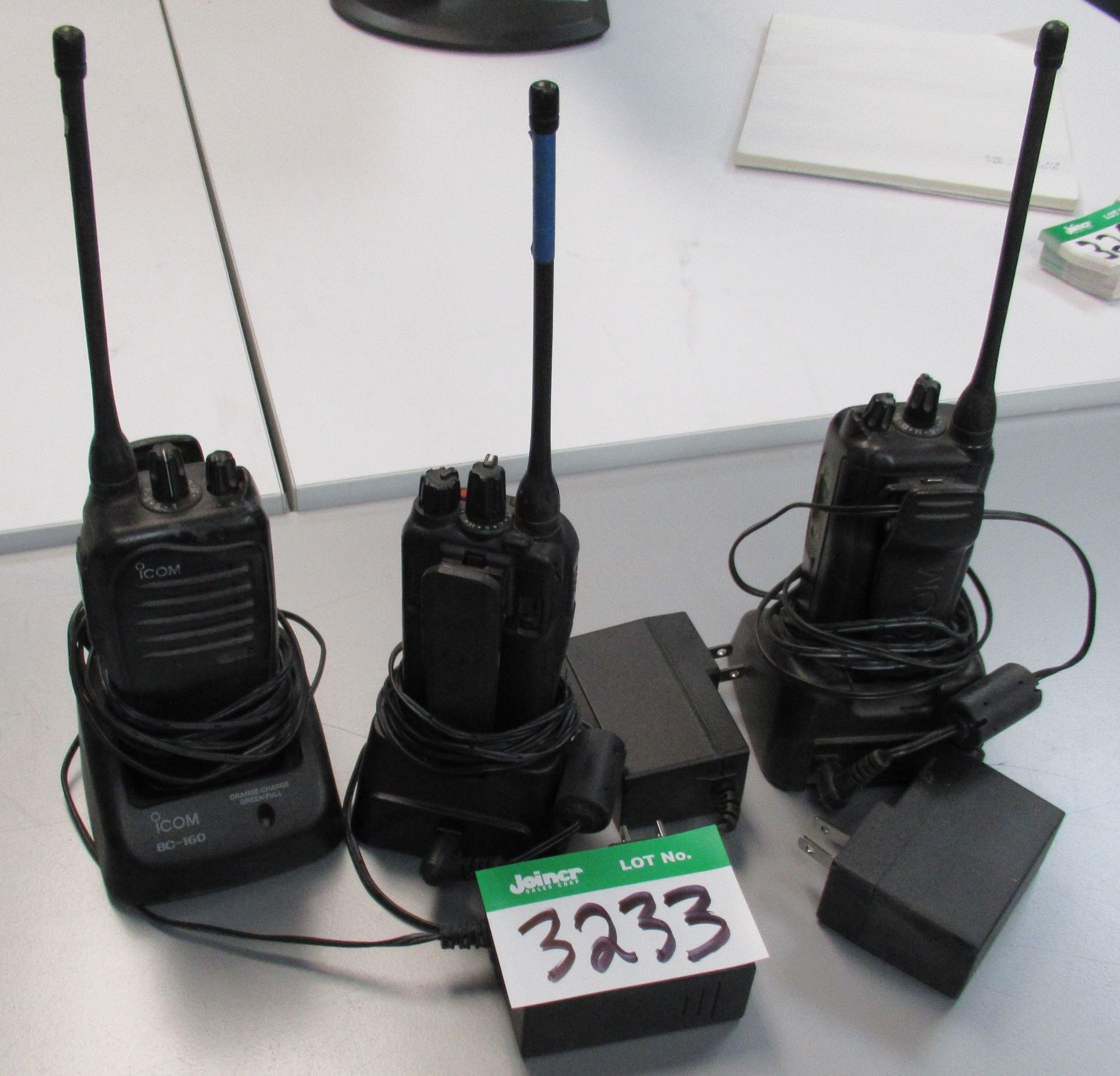 L2: 3 ICOM TWO WAY RADIOS