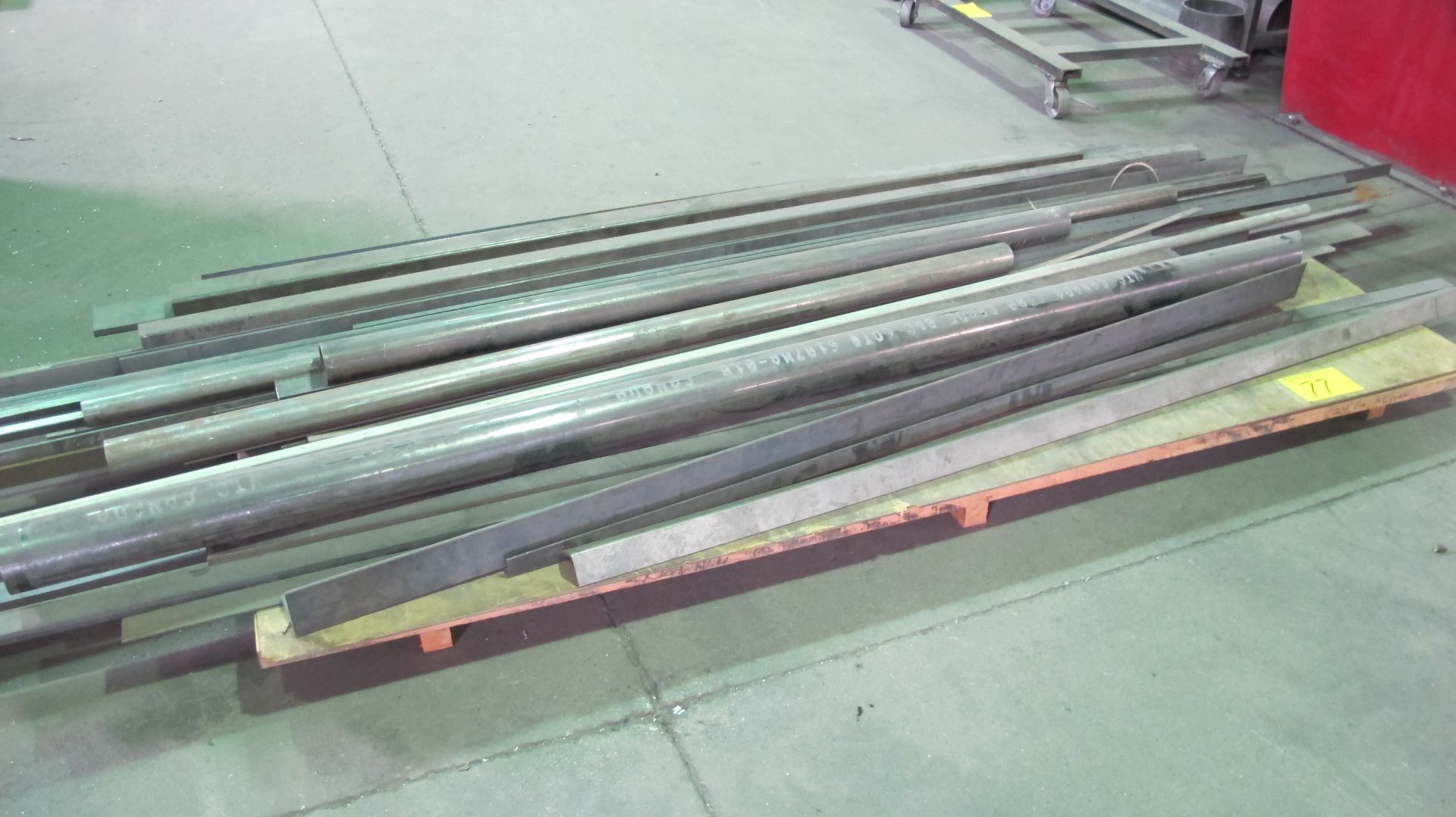 LOT ASST. METAL TUBE, PIPE, ETC. (2 PILES)