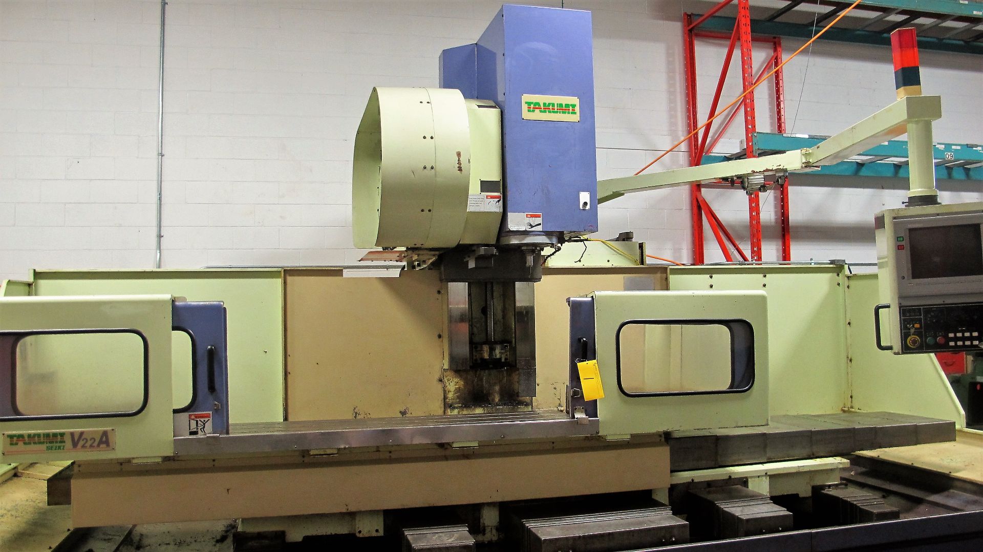 TAKUMI SEIKI V22A CNC Vertical Machining Center, 48” x 86” Table, (32) ATC, 50 Taper, Travels: X- - Image 2 of 8