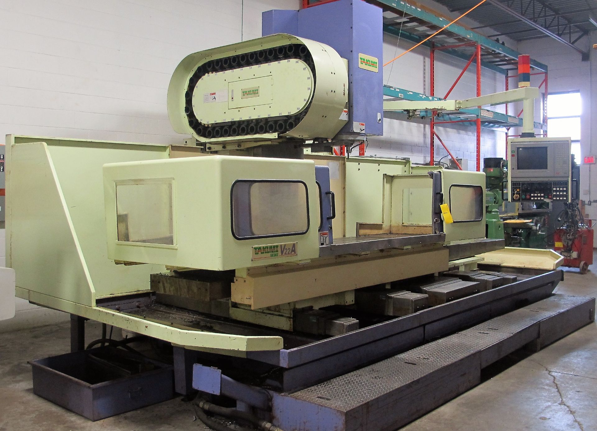 TAKUMI SEIKI V22A CNC Vertical Machining Center, 48” x 86” Table, (32) ATC, 50 Taper, Travels: X-