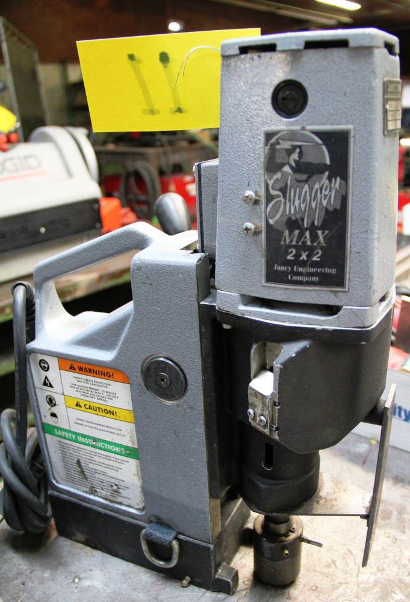 JANCY ENG. SLUGGER MAX 2X2 PORTABLE MAGNETIC DRILL PRESS - Image 2 of 2