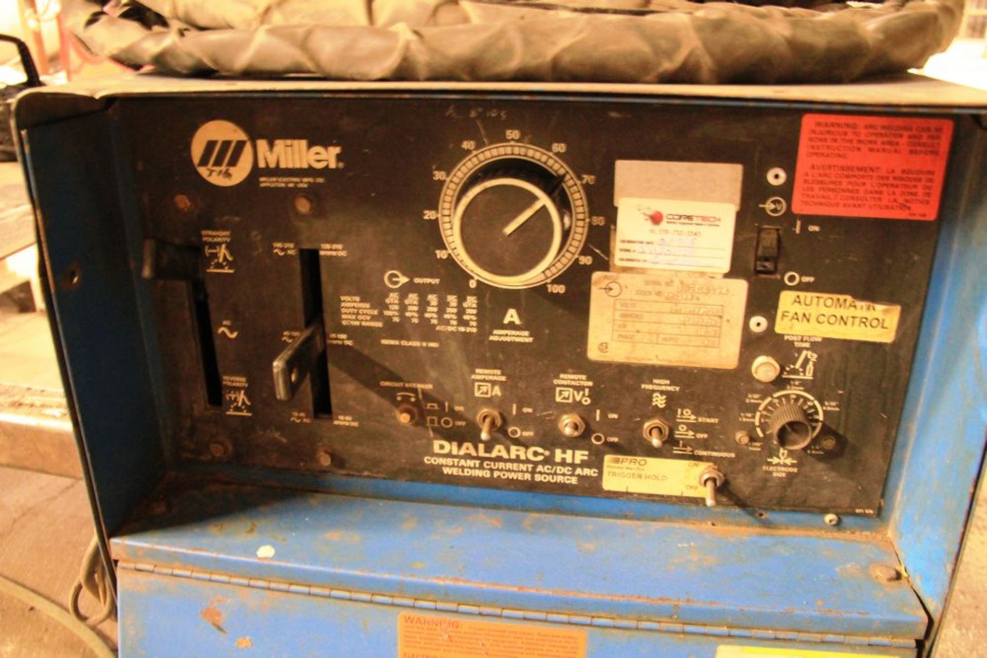 MILLER DIALARC HF ELECTRIC WELDER C/W TIG - Image 3 of 3