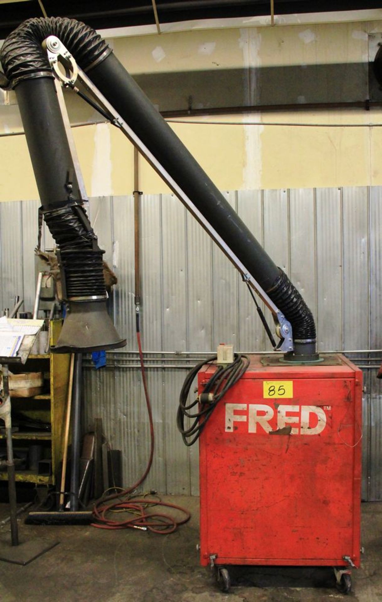 FRED-01 PORTABLE FUME EXTRACTOR, 5HP, 3/60/600 VOLTS, S/N 2047