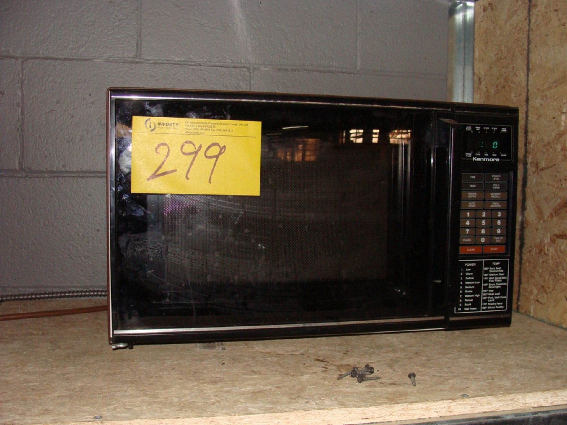 LOT OF BAR FRIDGE, MICROWAVE, WATER DISPENSER - Image 4 of 4