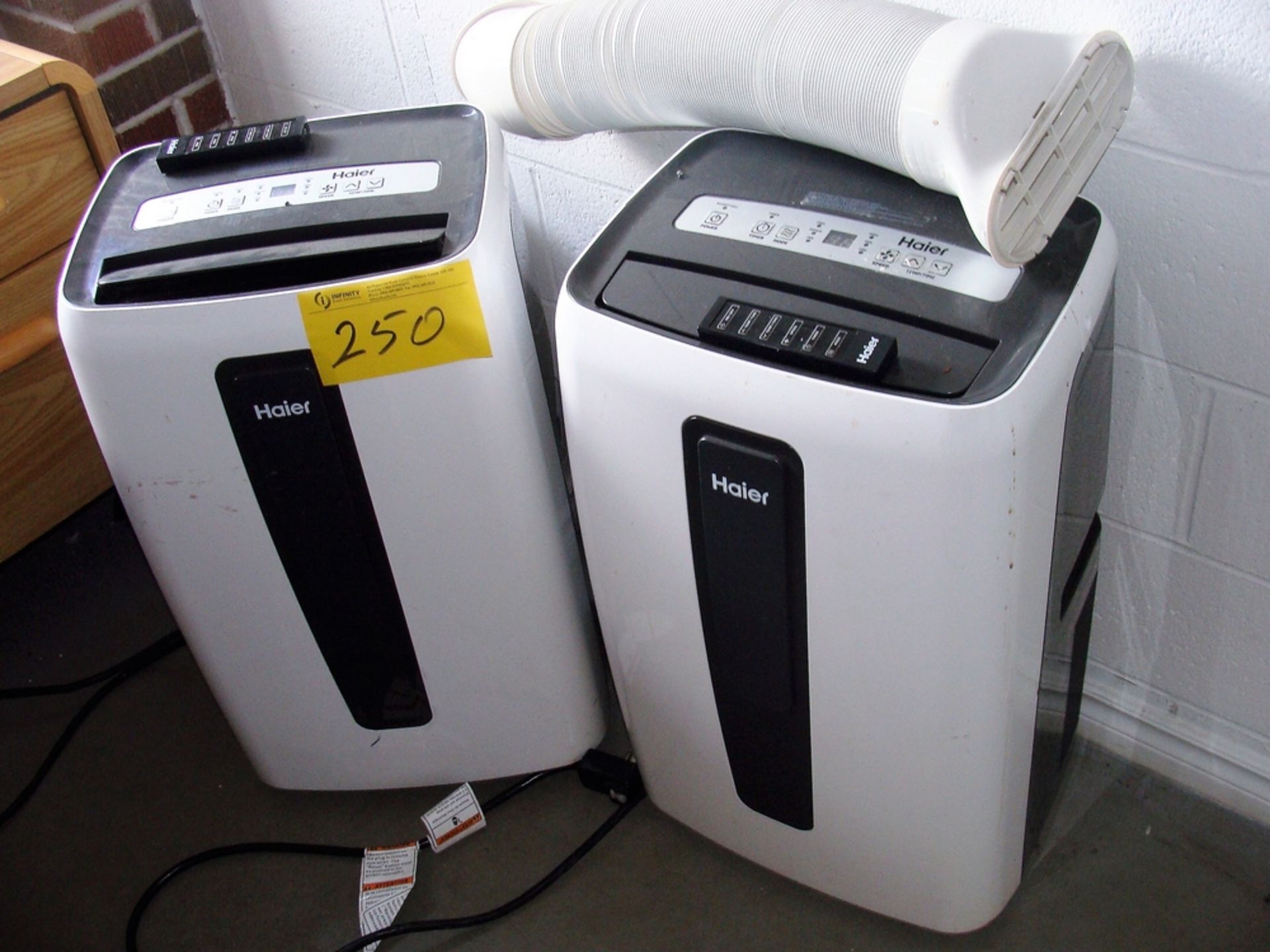 LOT OF (2) HAIER PORTABLE AIR CONDITIONERS