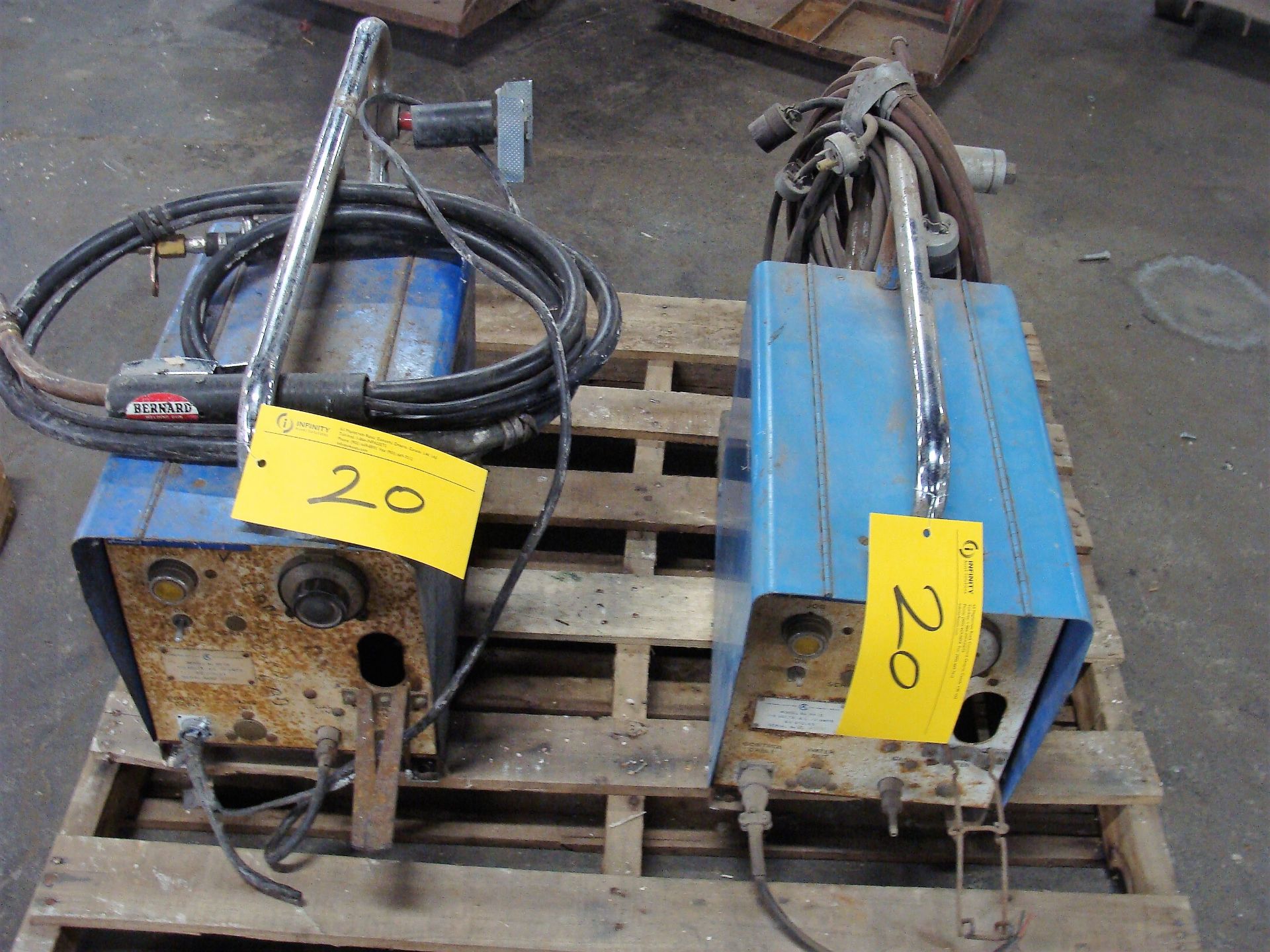 MILLERMATIC WIRE FEEDER MODEL 30-E, S/N HF-1, CANADIAN LIQUID AIR WIRE FEED MODEL RF-25, (2) - Image 3 of 4