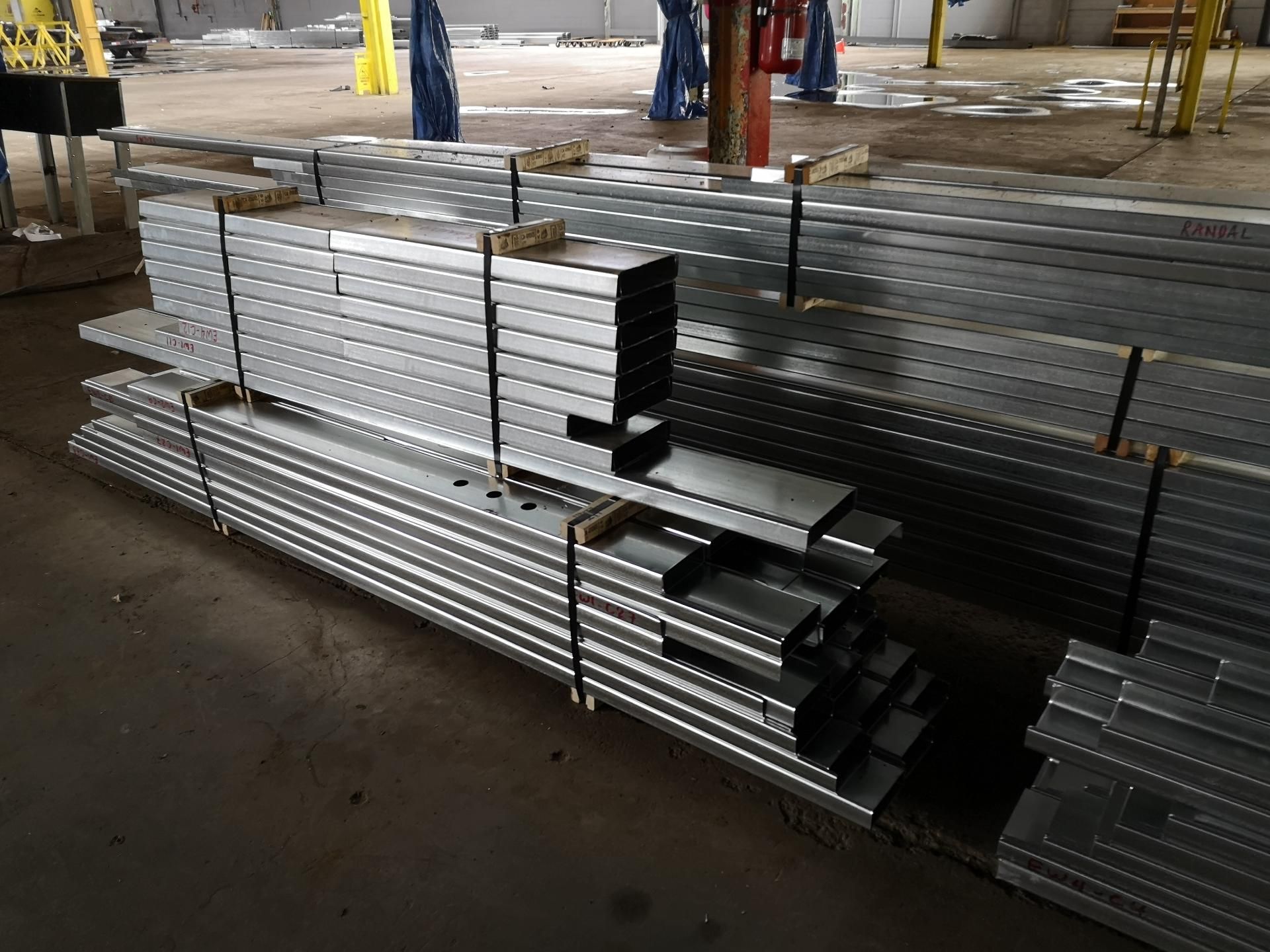 LOT OF (6) BUNDLES OF ASST. STEEL FRAME COMPONENTS - Image 2 of 3