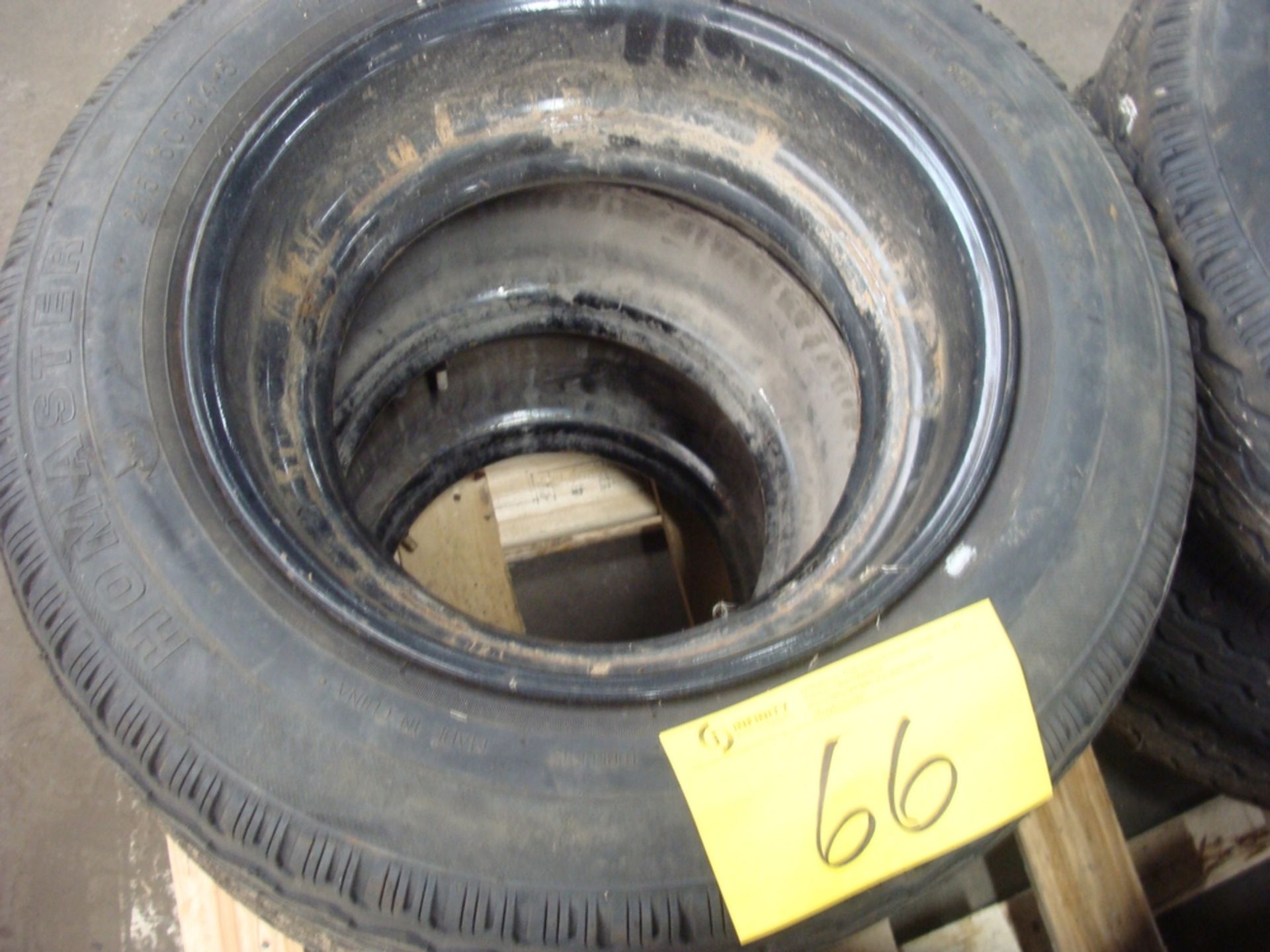 LOT OF (12) TIRES W/ RIMS, HOMASTER, 215/60D14.5 - Image 2 of 2