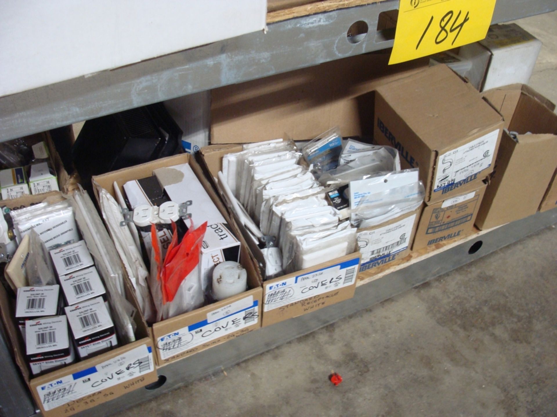 LOT OF ASST. OCTAGONAL BOXES, DEVIS BREAKER AND STUD BREAKER BOXES, CONNECTORS, COVERS, 600V - Image 5 of 9