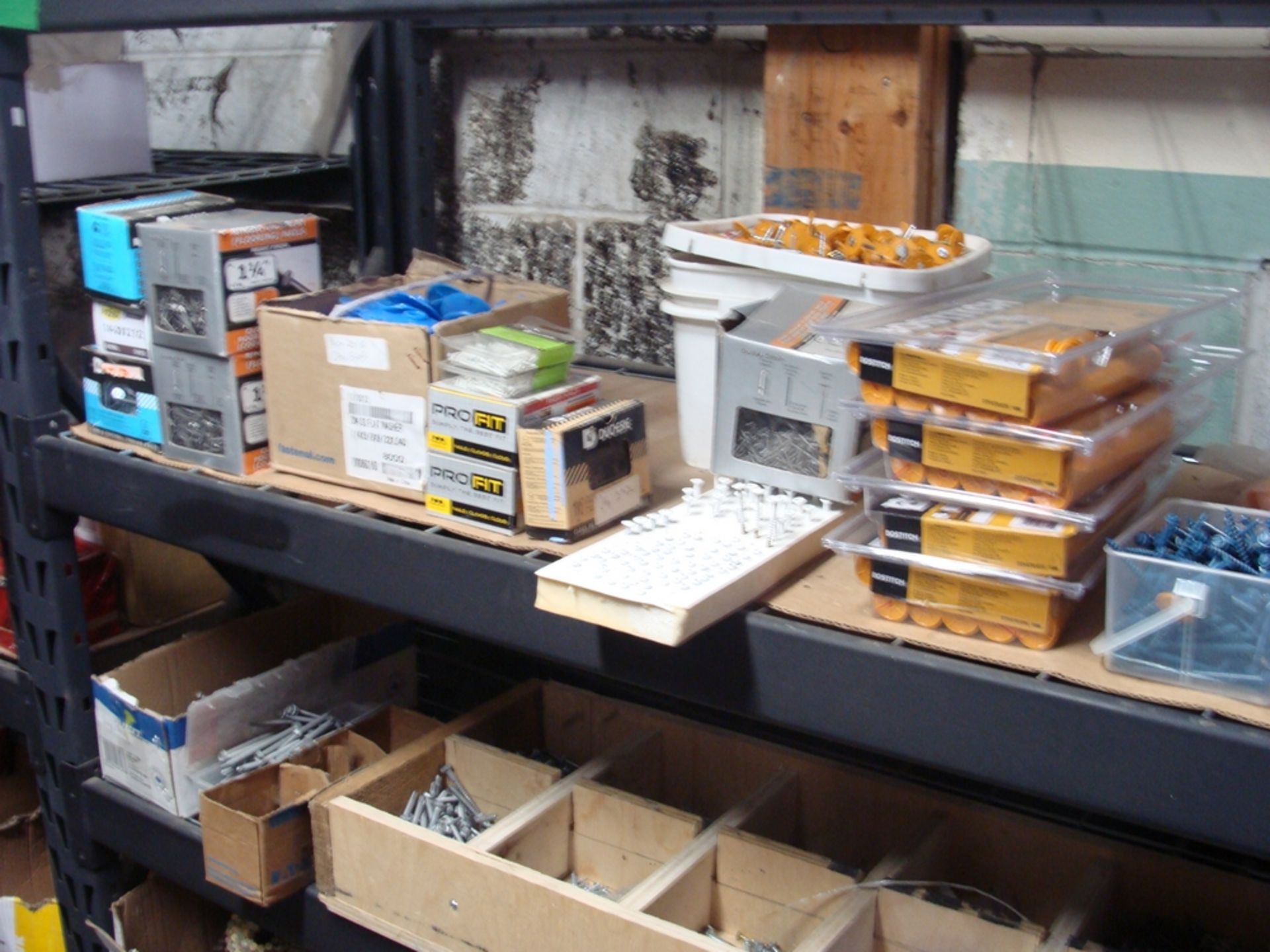 LOT OF ASST. SCREWS, NAILS, WASHERS, ETC. - Image 6 of 7