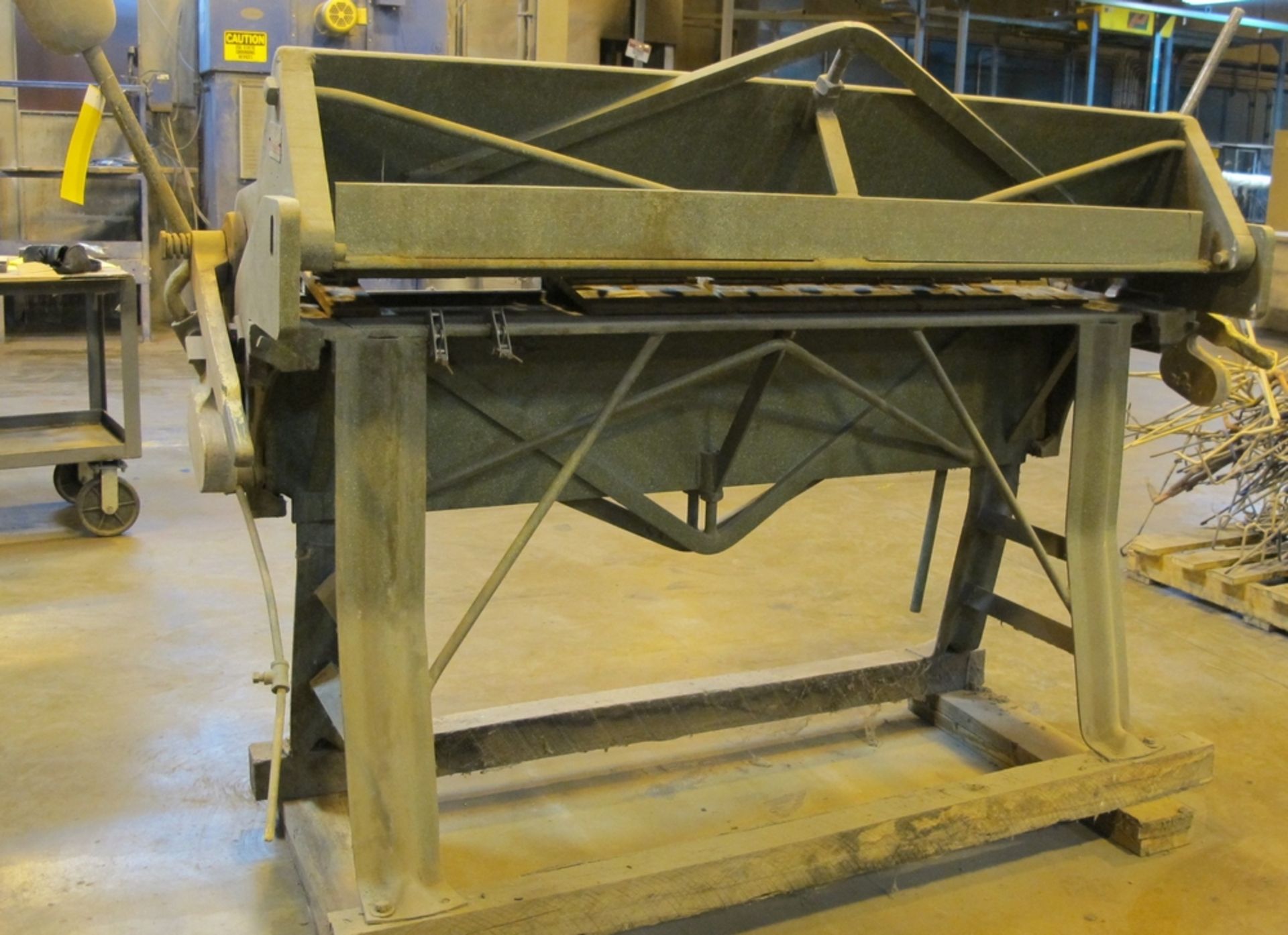 CHICAGO 5'W FINGER PRESS BRAKE, MODEL W-32, S/N 18496 - Image 3 of 3