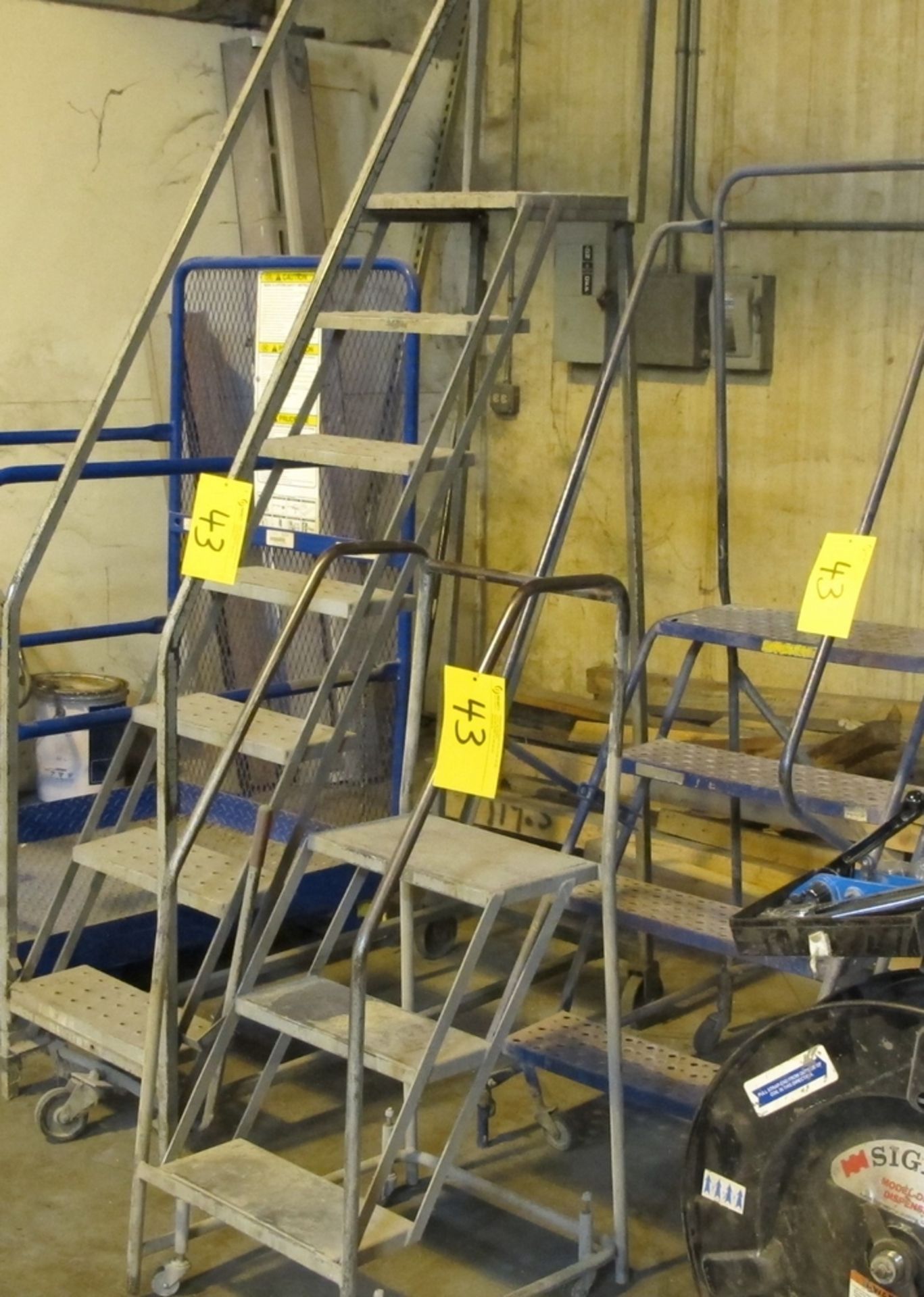 3 WAREHOUSE STAIR CASES (7 STEP, 4 STEP, 3 STEP)