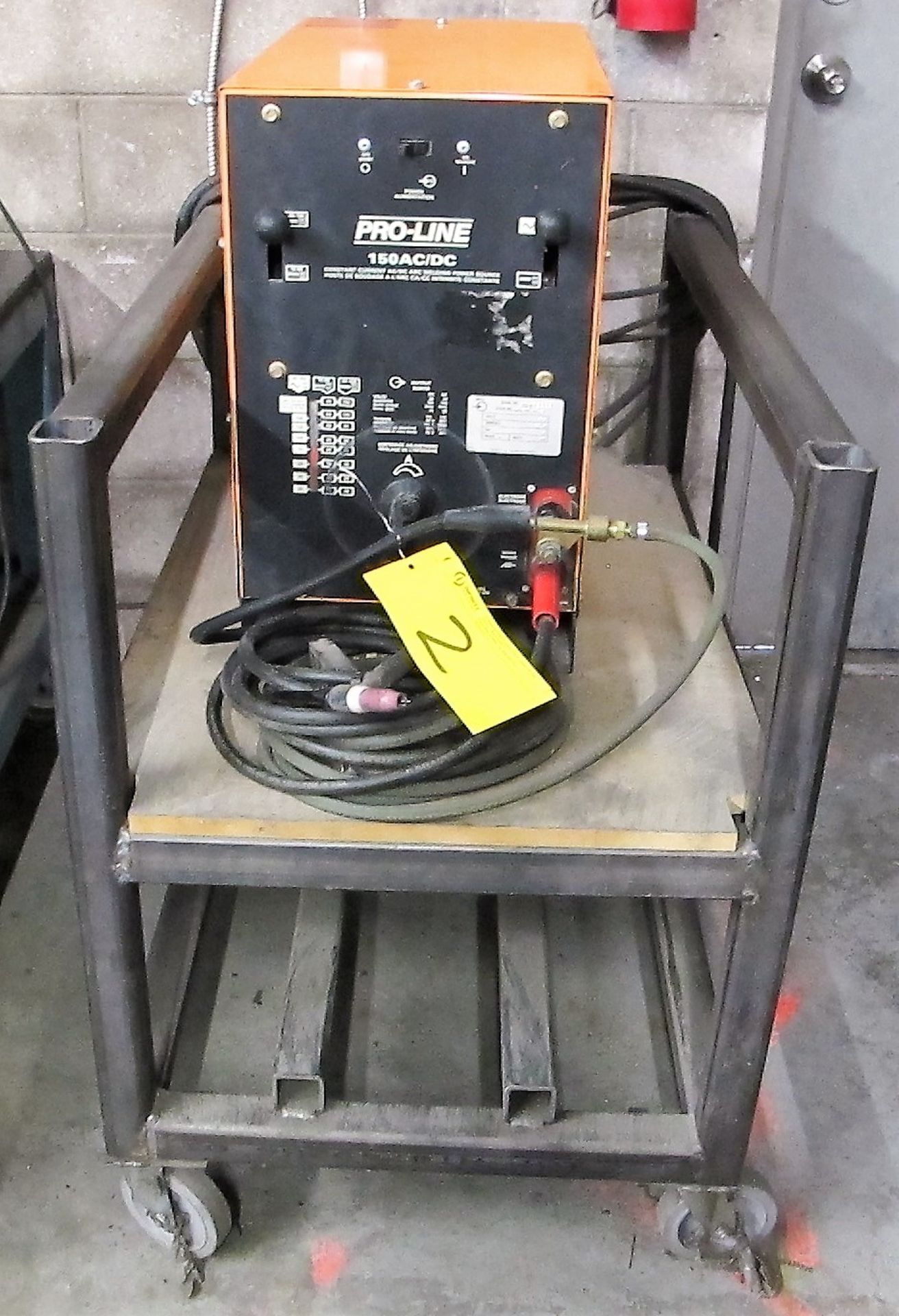 PROLINE I5O AC/DC TIG WELDER, CART, S/N JH192222 W/CABLES