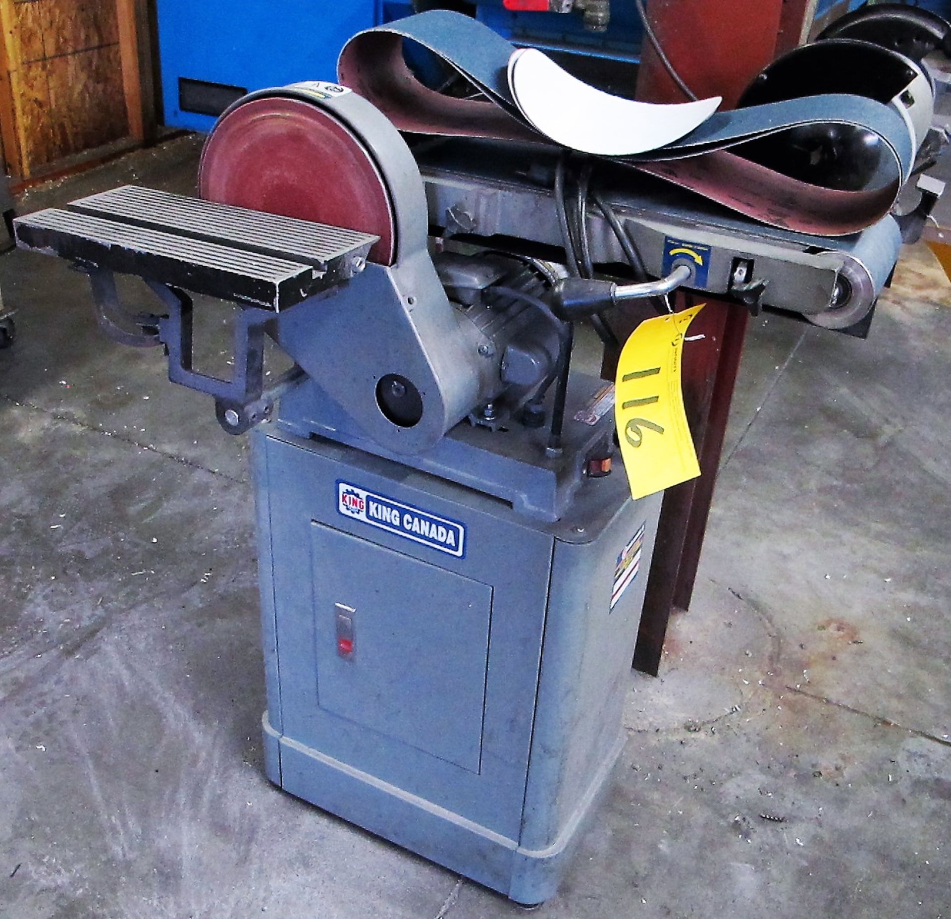 KING CANADA 9" DISC SANDER/6" BELT SANDER