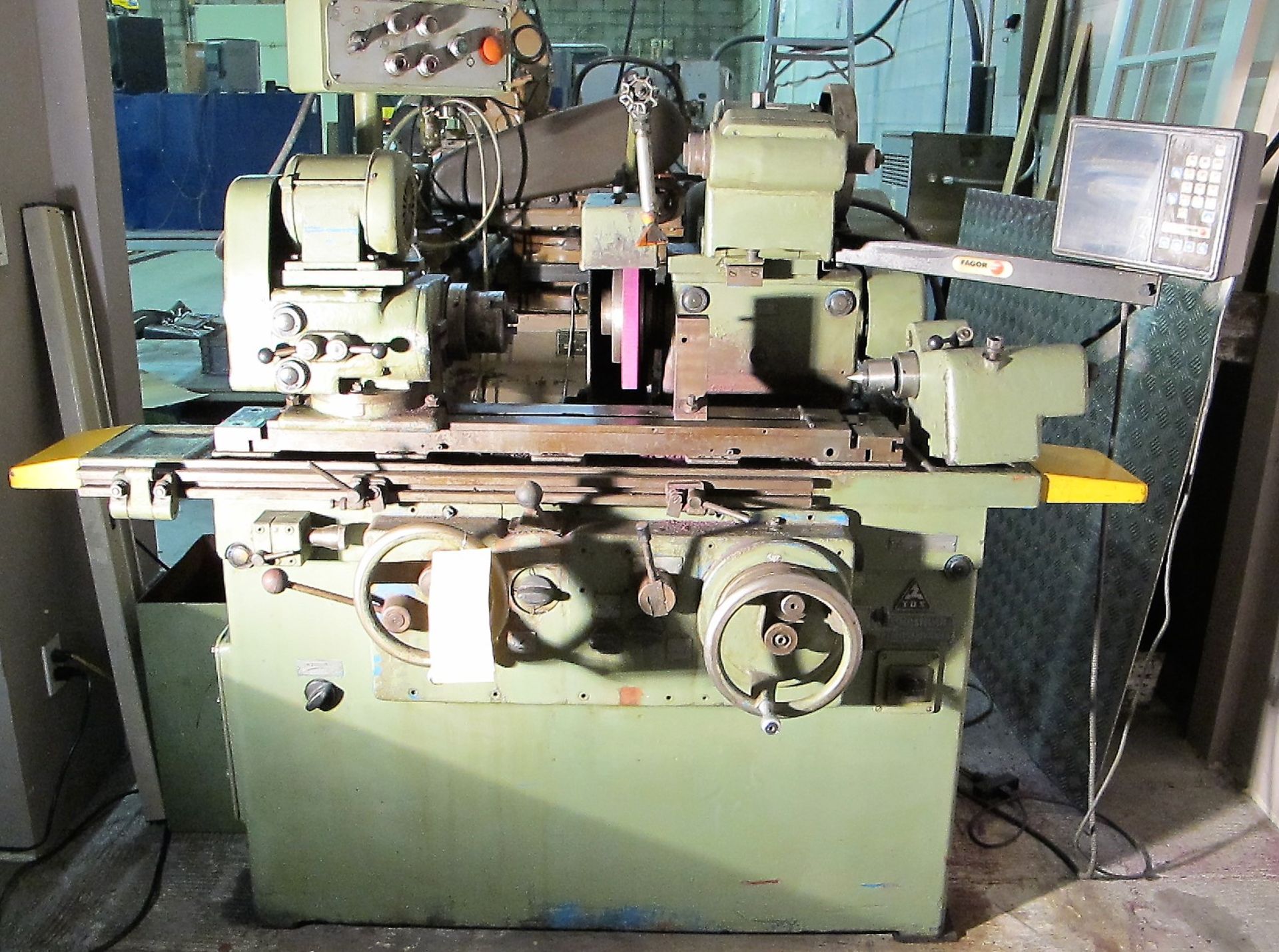 TOS 1UD CYLINDRICAL GRINDER, FAGO DRO W/ID ATTACHMENT, S/N 0210810