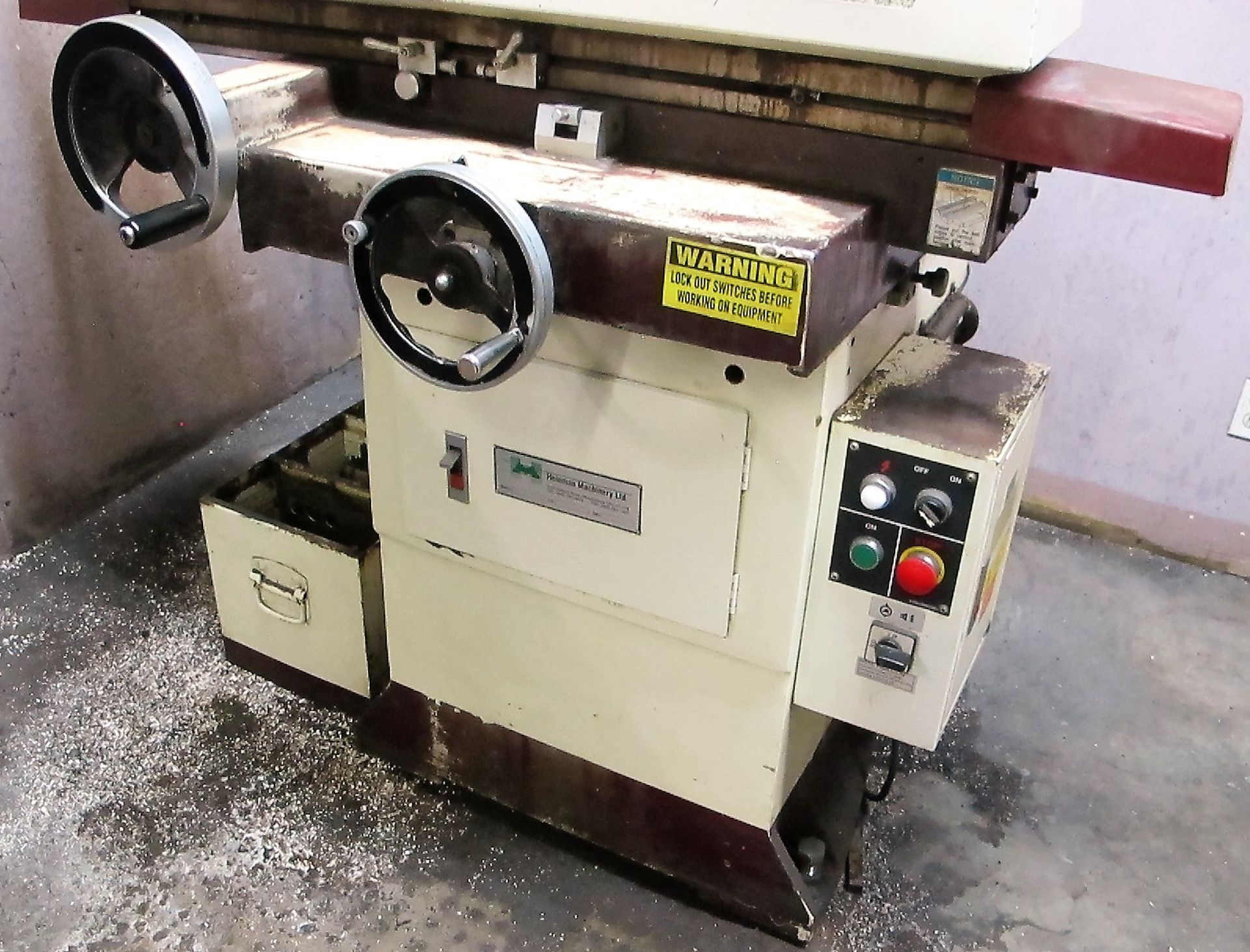 CHEVALIER FSG-618M SURFACE GRINDER, 6" X 18" MAGNETIC SURFACE PLATE, S/N A3935011 - Image 4 of 5