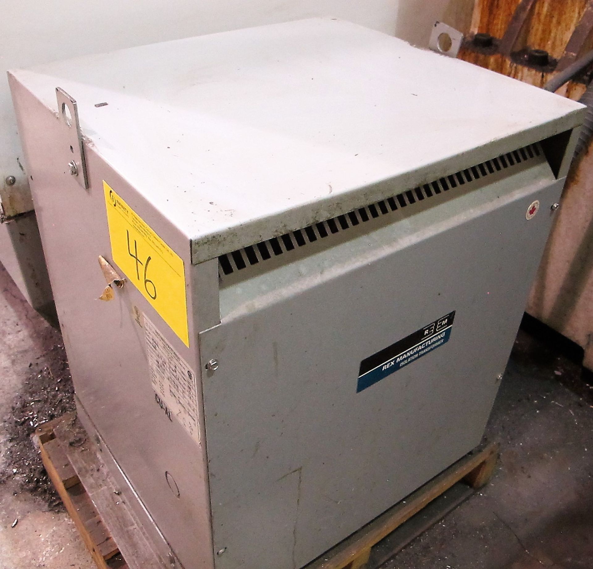 REX MANUFACTURING TRANSFORMER - 30 KVA, 3 PHASE (RE LOT 45)