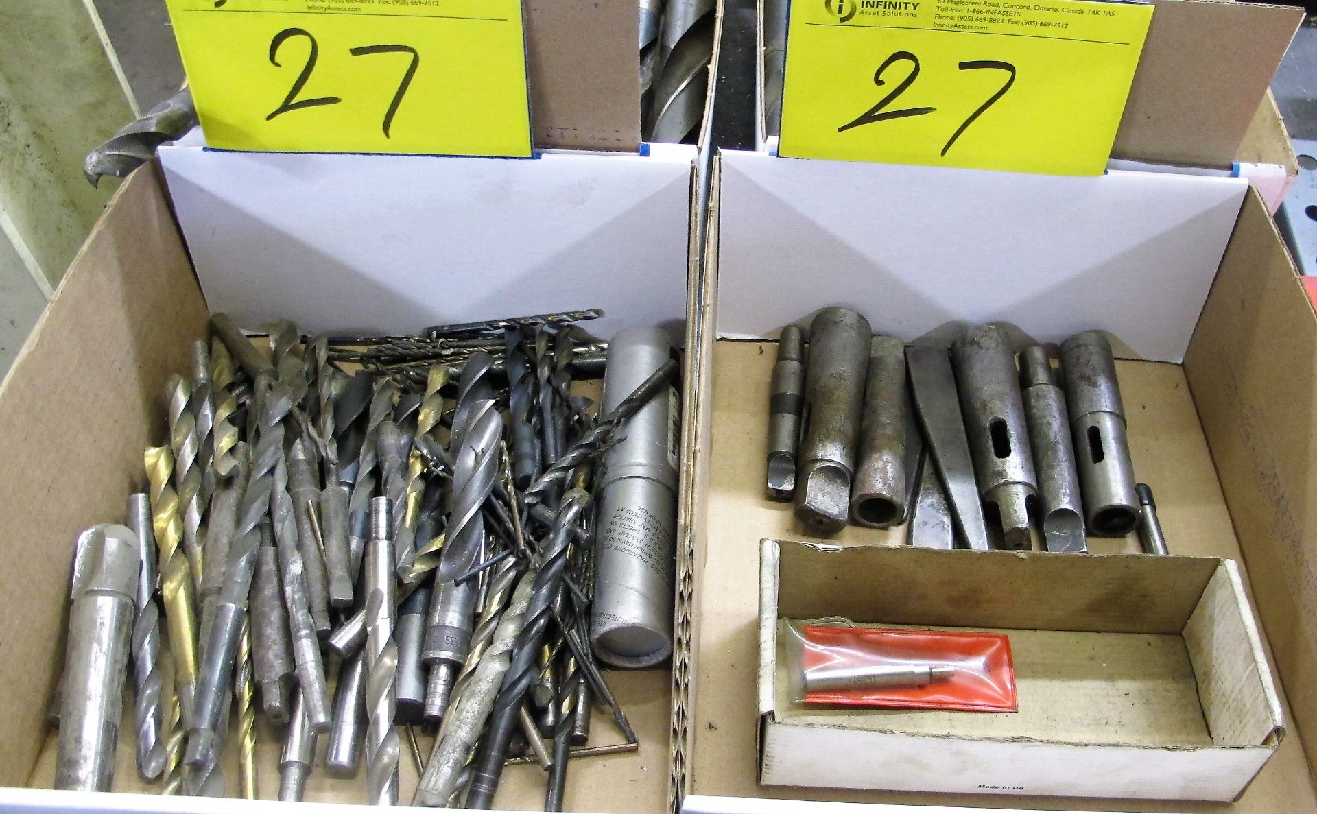 LOT ASST. DRILL BITS, SLEEVES, DRILL INDEX KITS, ETC. - Image 2 of 4