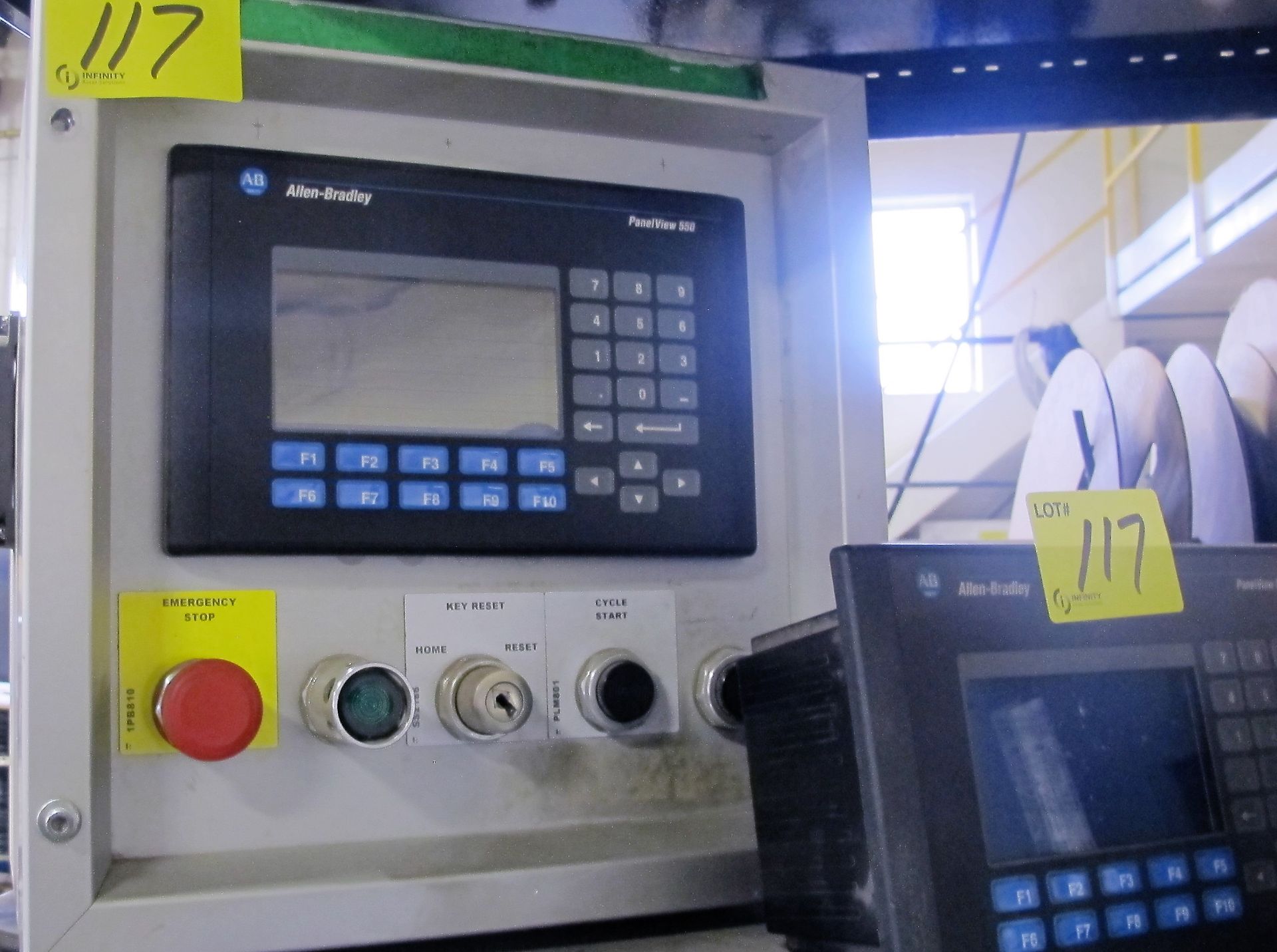 BLUE METAL SHELF W/ CONTENTS INCLUDING ALLEN-BRADLEY CONTROLLERS, POWERFLEX CONTROLLER, SIEMENS - Image 2 of 9