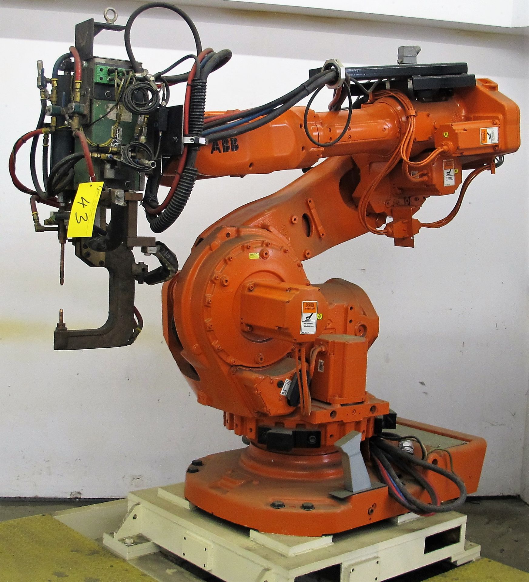 ROBOTIC WELDING CELL CONSISTING OF: ABB IRB 6600 M2004 6-AXIS ROBOT (REFURBISHED IN 2014), S/N 66- - Image 2 of 22