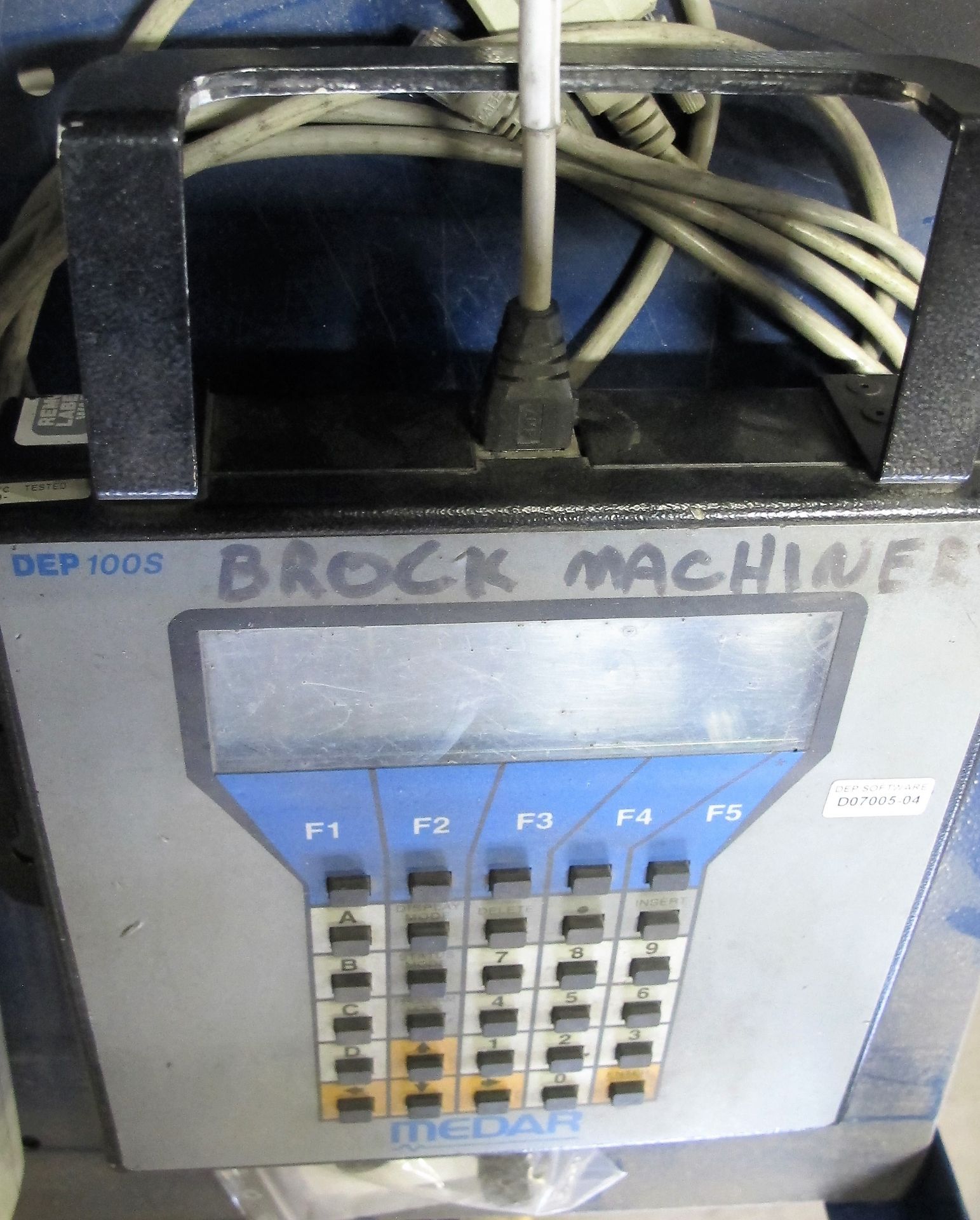 BLUE METAL SHELF W/ CONTENTS INCLUDING ALLEN-BRADLEY CONTROLLERS, POWERFLEX CONTROLLER, SIEMENS - Image 7 of 9