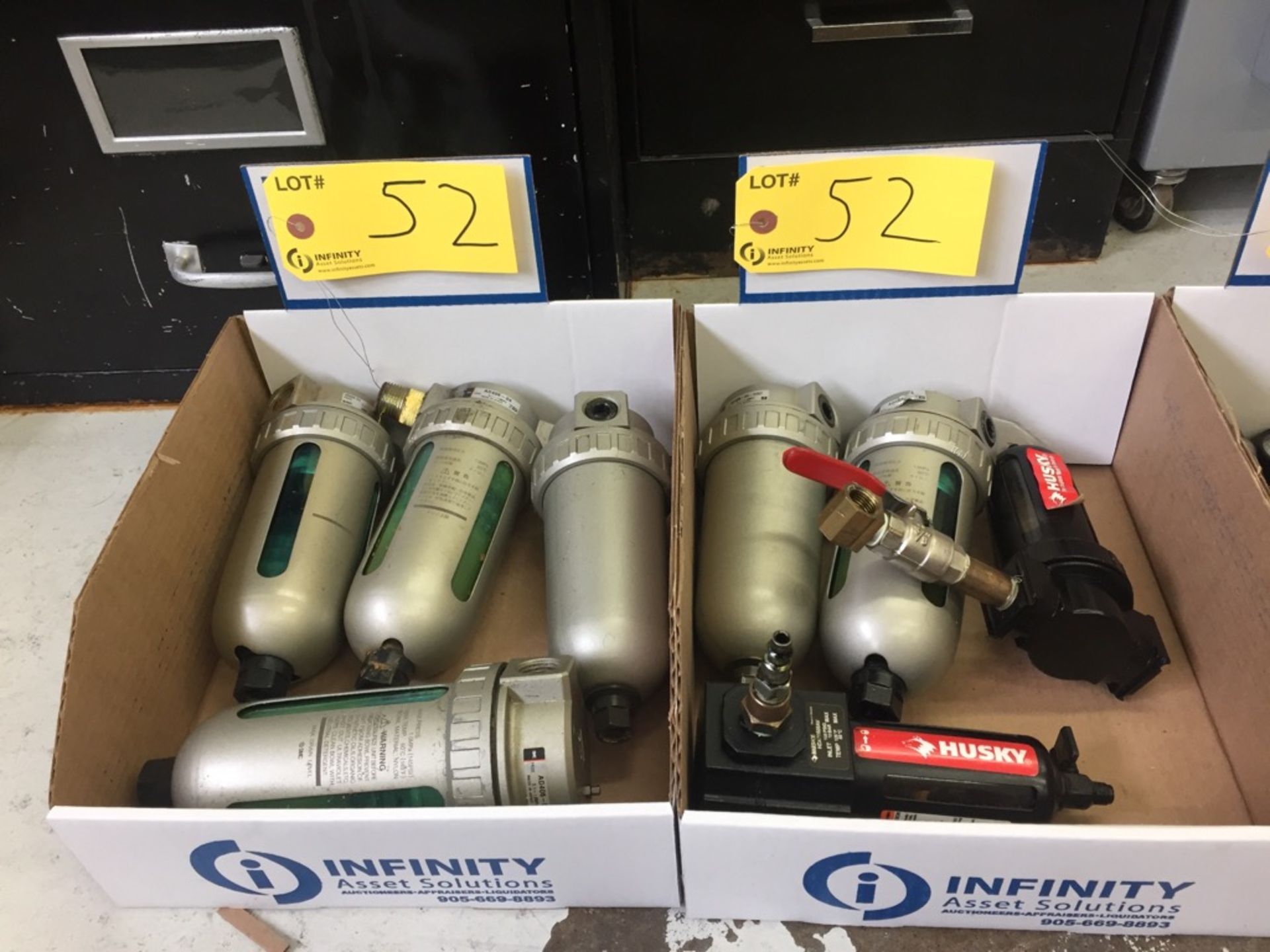 LOT ASST. MIST SEPARATORS, AIR GAUGES, ETC. - Image 2 of 2