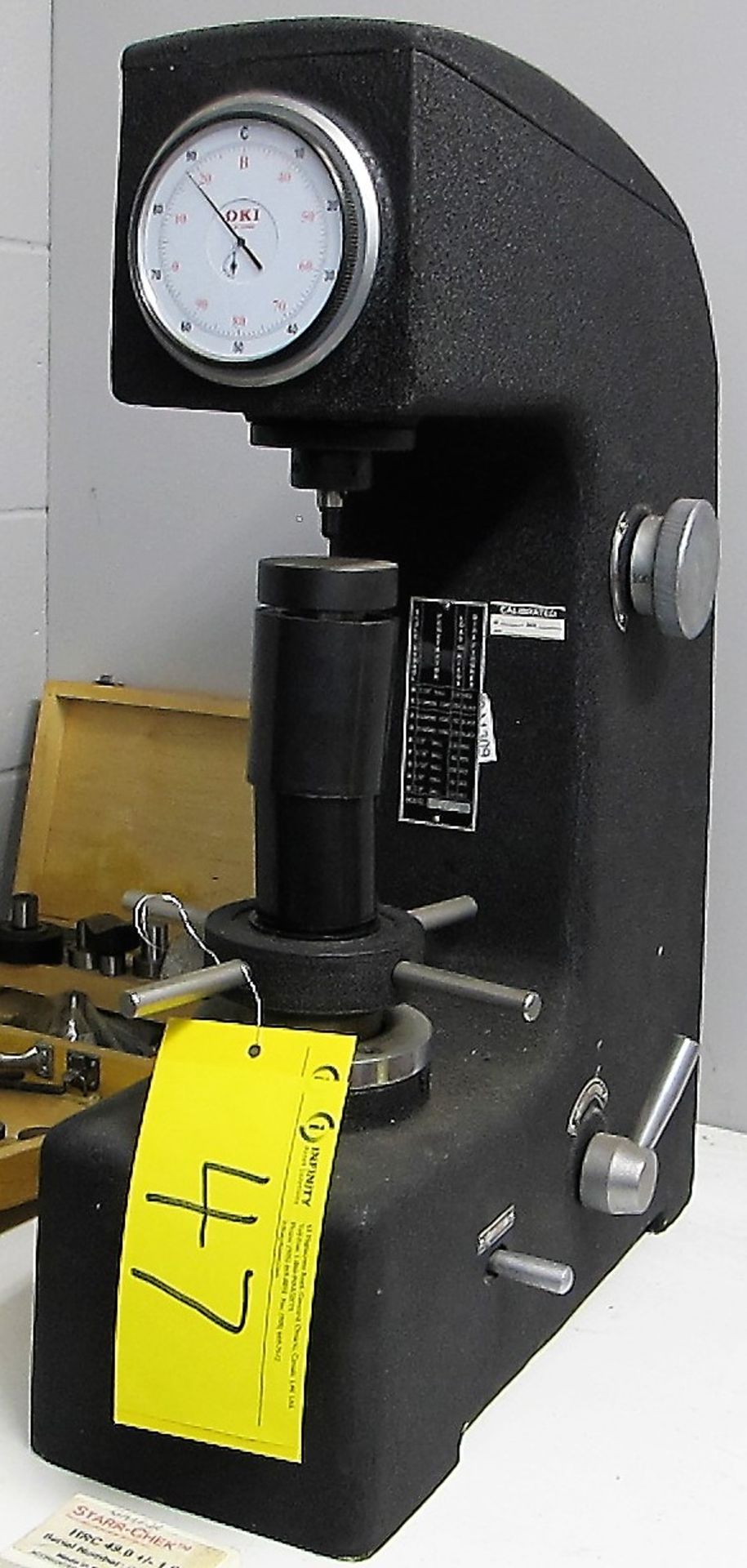 OKI CE3R HARDNESS TESTER W/ATTACHMENTS