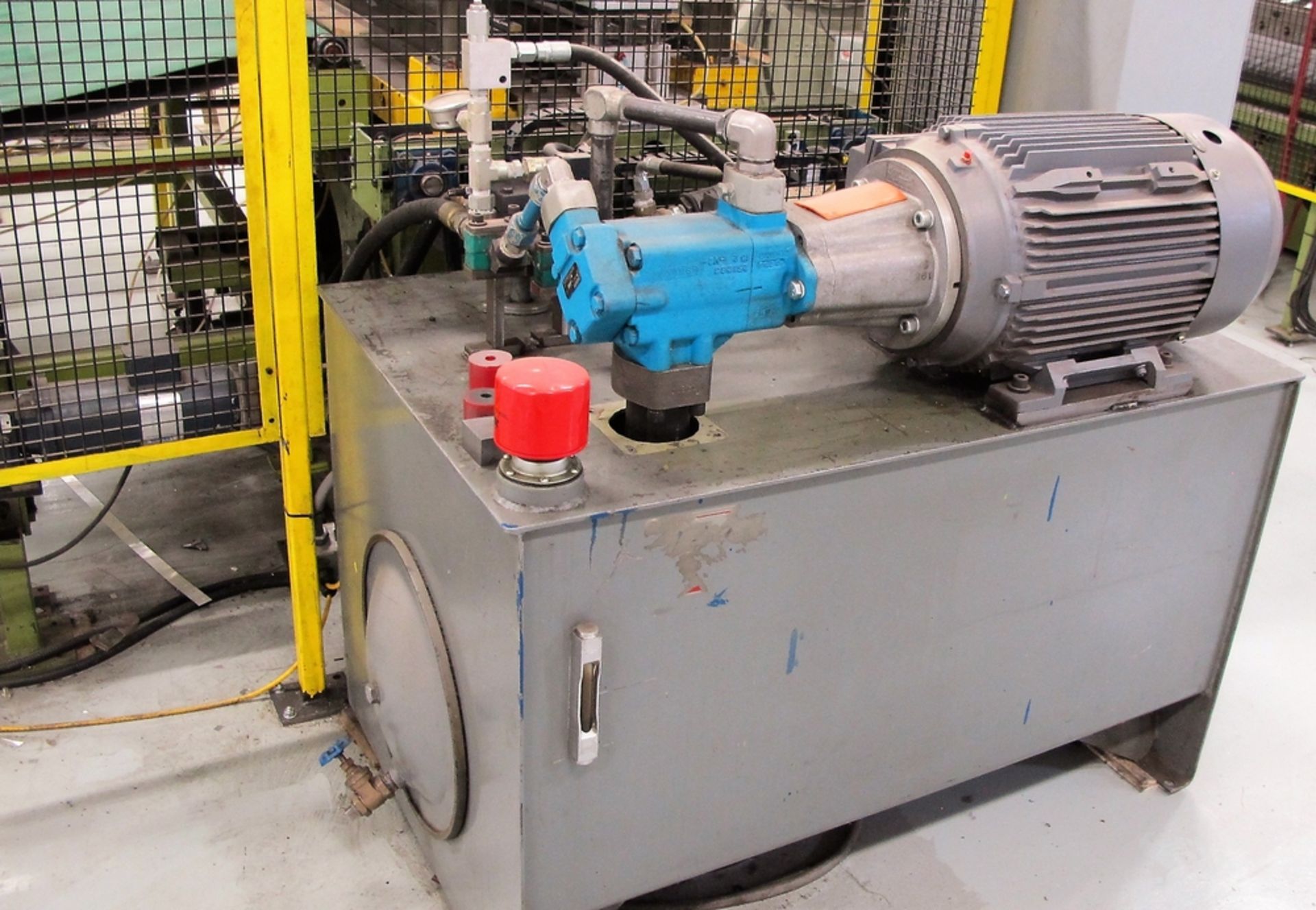 APPLIED AUTOMATION CANADA 4 POST 40 TON HYDRAULIC DIE TRANSFER SYSTEM INCLUDES LIGHT CURTAIN, - Image 5 of 8