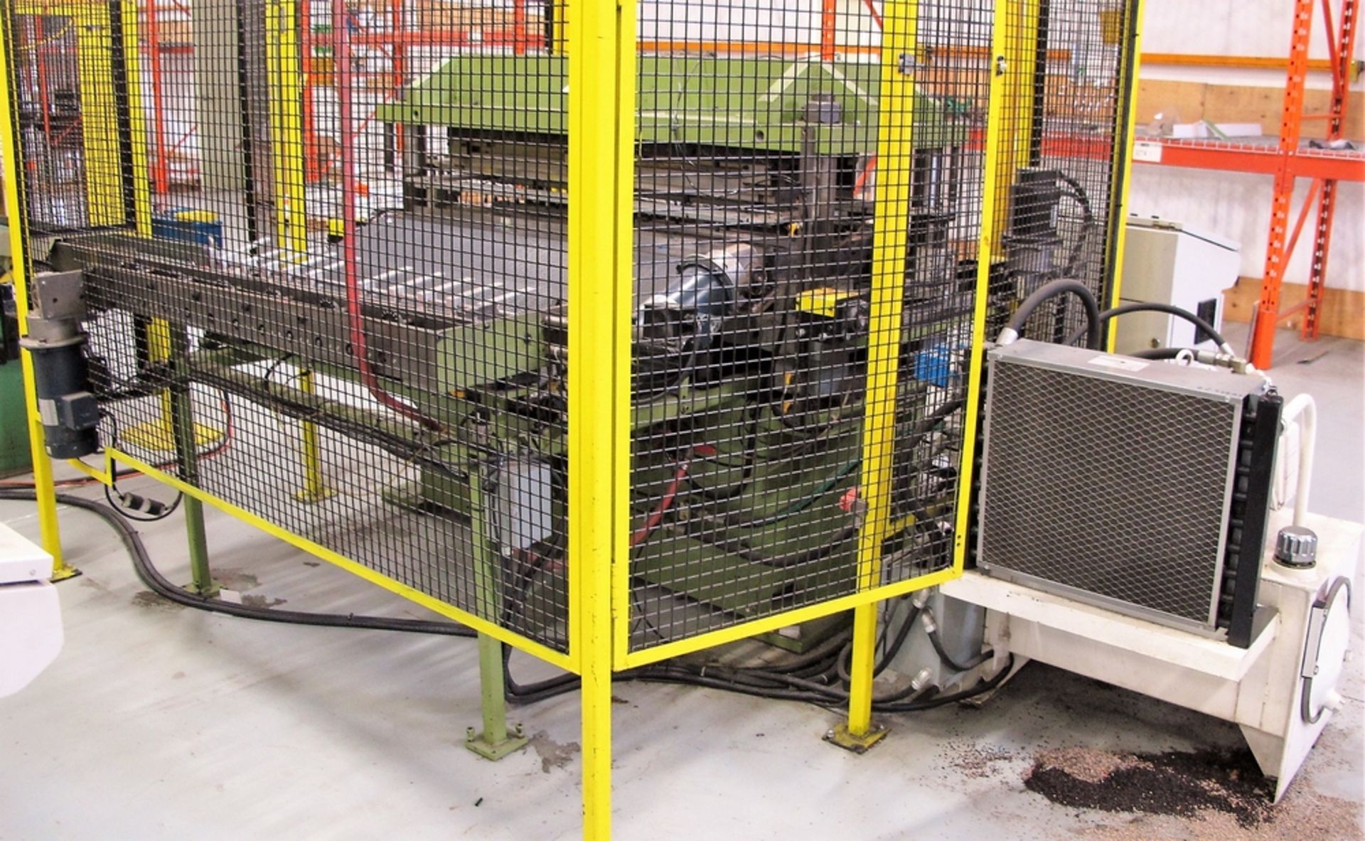 APPLIED AUTOMATION CANADA 4 POST 40 TON HYDRAULIC DIE TRANSFER SYSTEM INCLUDES LIGHT CURTAIN, - Image 6 of 8