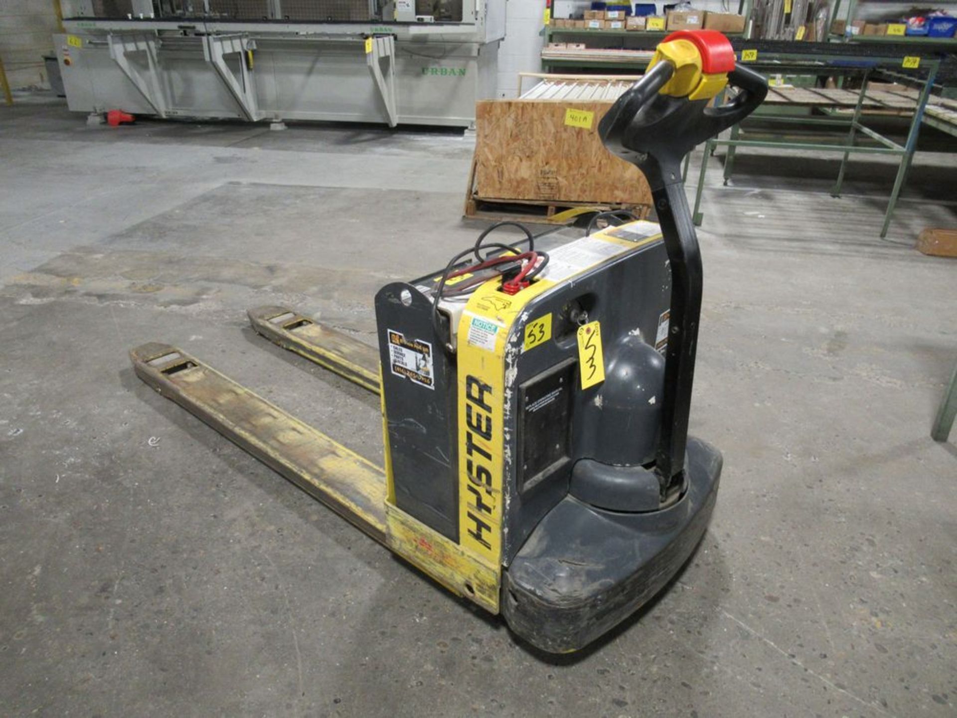 HYSTER W50Z ELECTRIC PALLET JACK, 5,000LB CAP., APPROX. 748HRS, S/N D215N02435J - Image 2 of 5