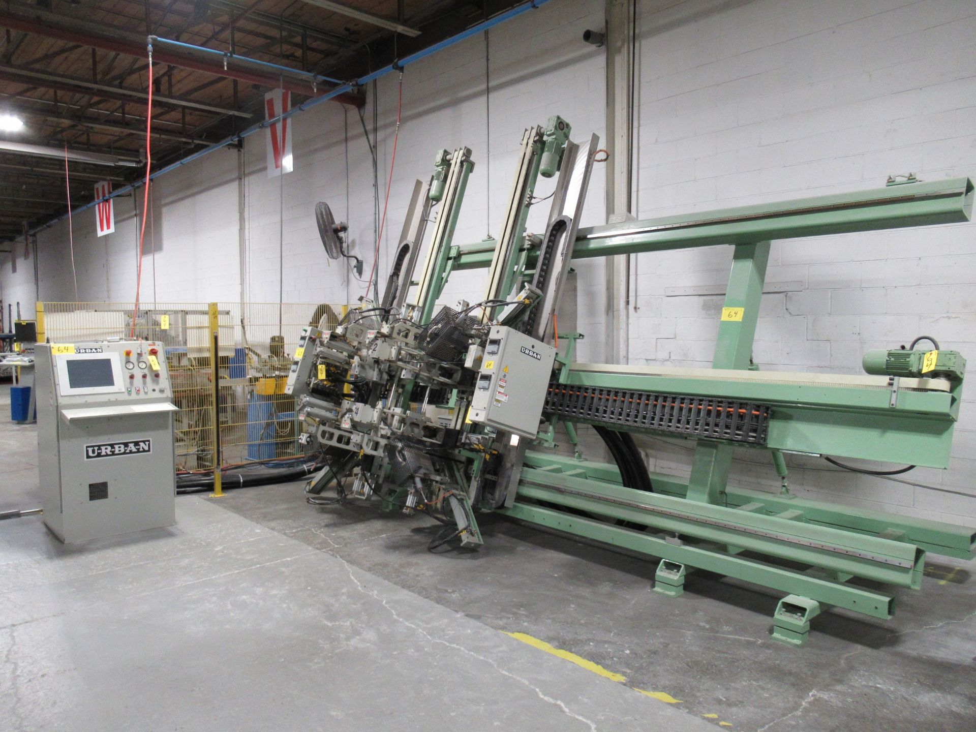 2011 URBAN AKS 1900 37/22 4-POINT CORNER WELDER, 146" X 87" MAX DIMENSIONS, 50MM-200MM PROFILE - Image 9 of 13