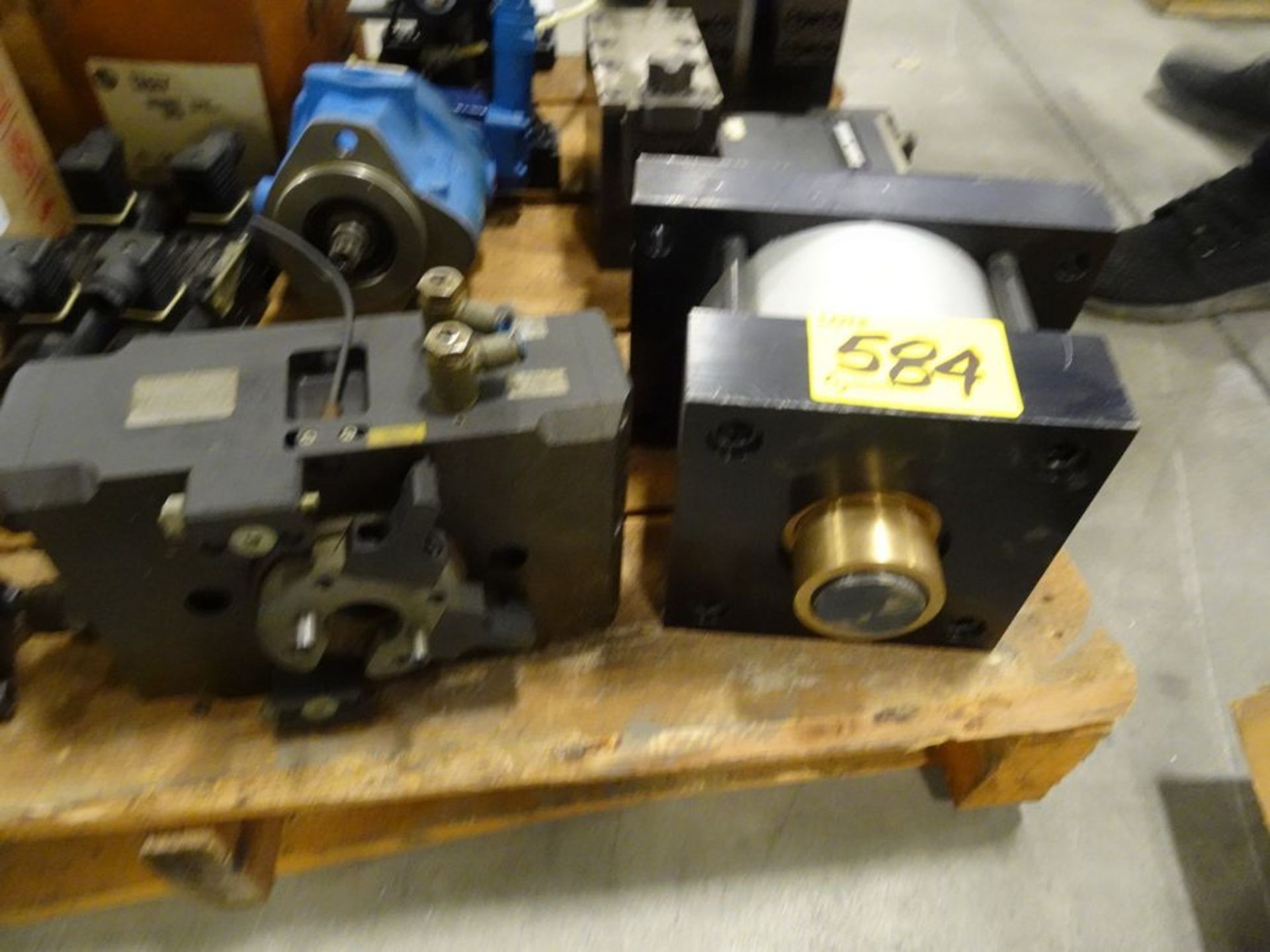 ASSORTED PRODUCT, CYLINDERS, VALVES, DRIVES, ETC. - Image 2 of 6