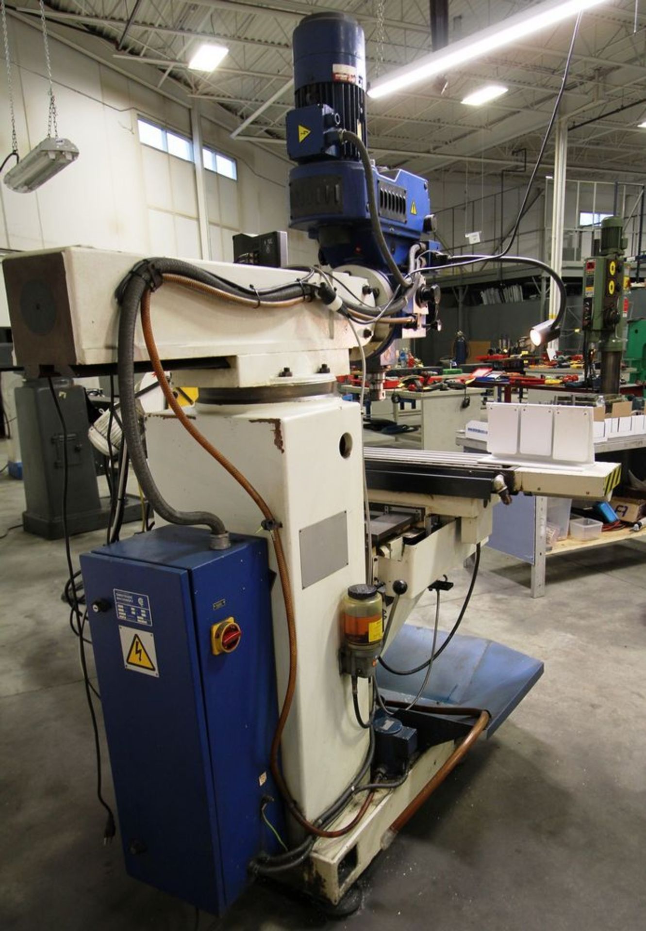 TOS 3 HP VERTICAL MILLING MACHINE, ACU-RITE DRO, TRAVERSE, S/N 0601 - Image 7 of 7