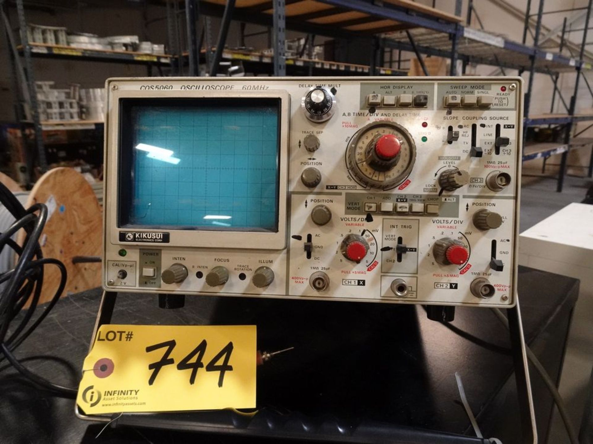 KIKVSUI COS 5060 OCISSCOPE AND CABLE METER - Image 2 of 3