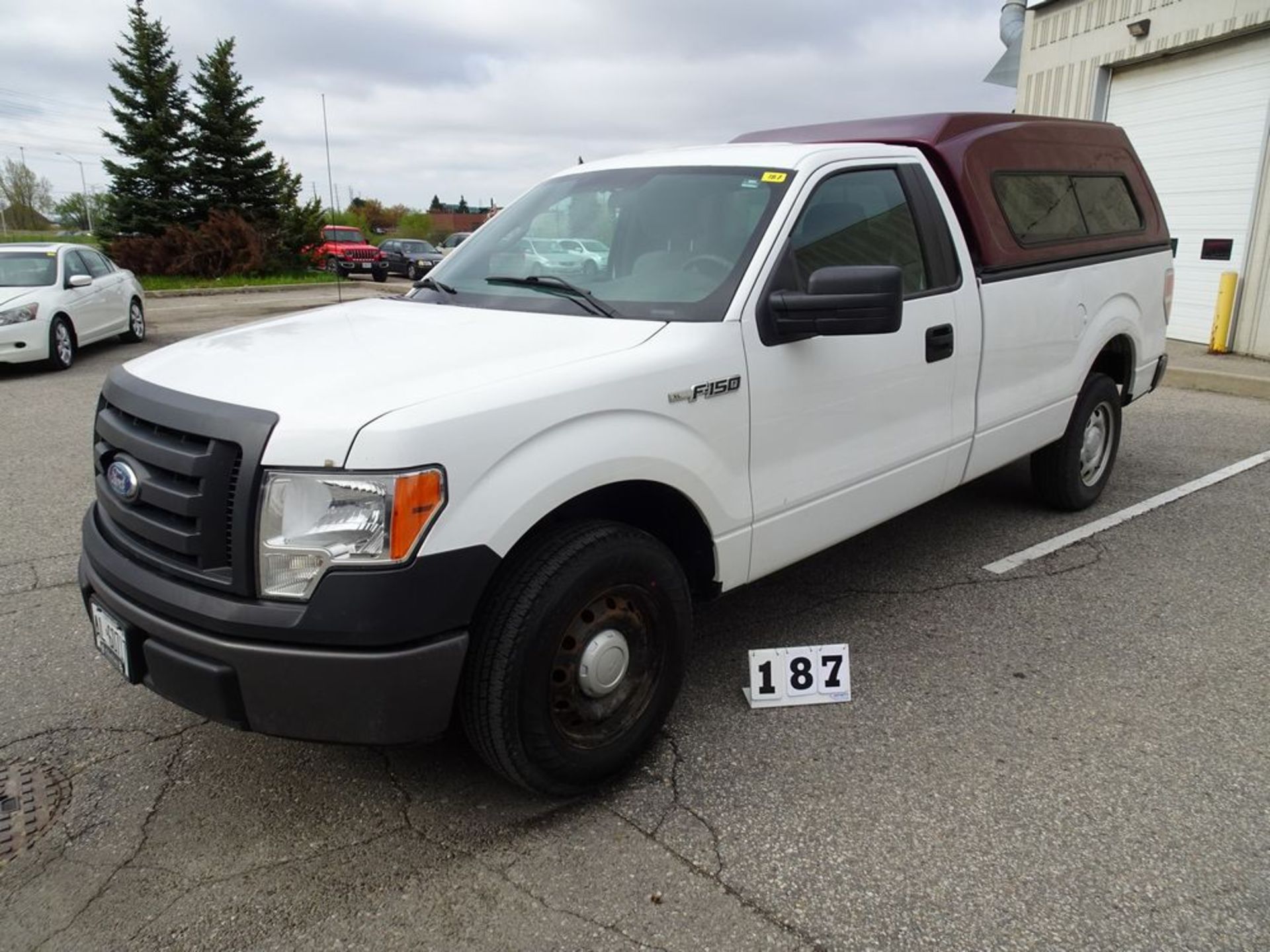 2013 FORD F-150 PICK-UP, SINGLE CAB, 104,500 KM, BOX CANOPY, FLES FUEL, VIN# 1FTMFKM6DKD32622