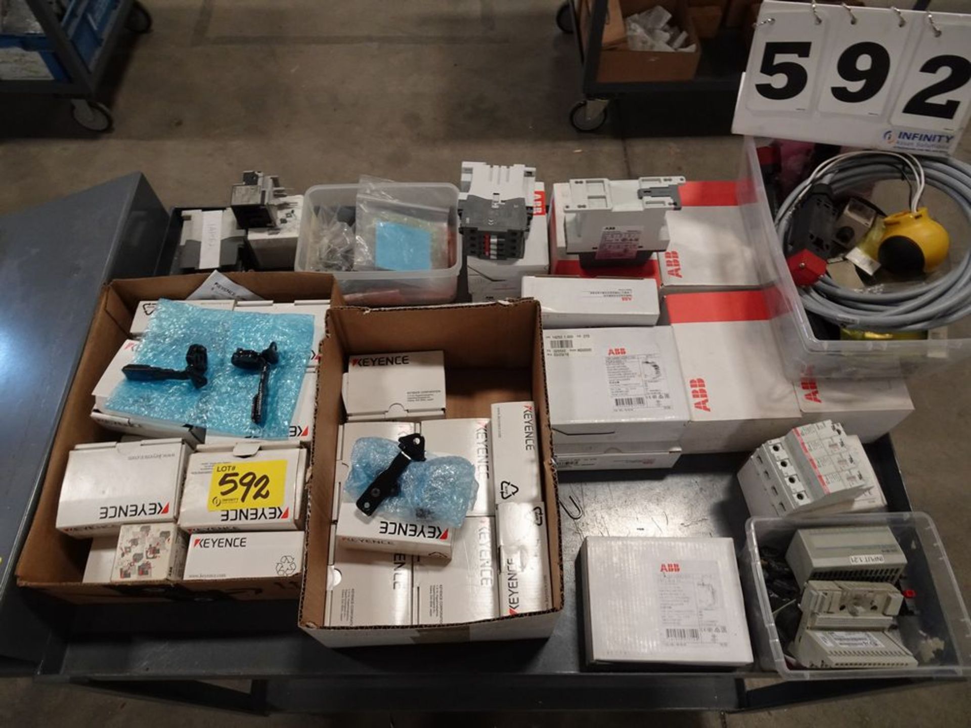ASSORTED PRODUCT, KEYENECE AND ABB SWITCHES, ETC. - Image 2 of 9