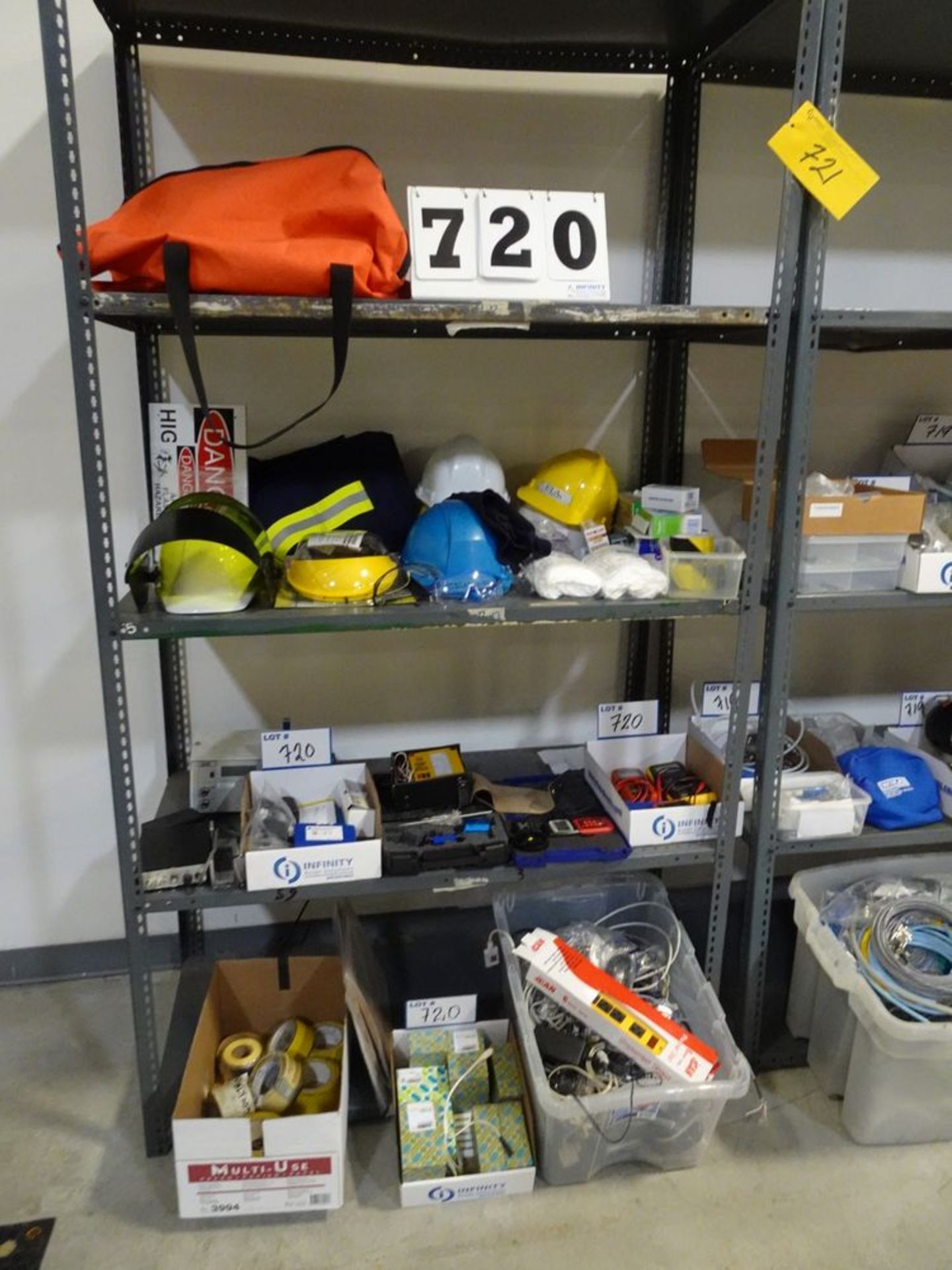 ASSORTED PRODUCT, SAFETY SUPPLIES, ELECTRICAL TESTERS, ETC.