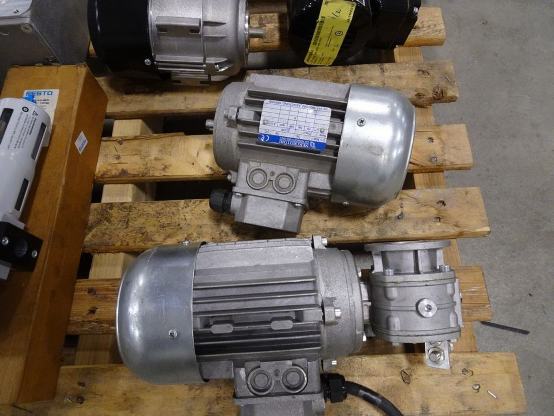ASSORTED PRODUCT, FESTO VALVES, DRIVES, MOTORS, GEARBOXES, ETC. - Image 2 of 5