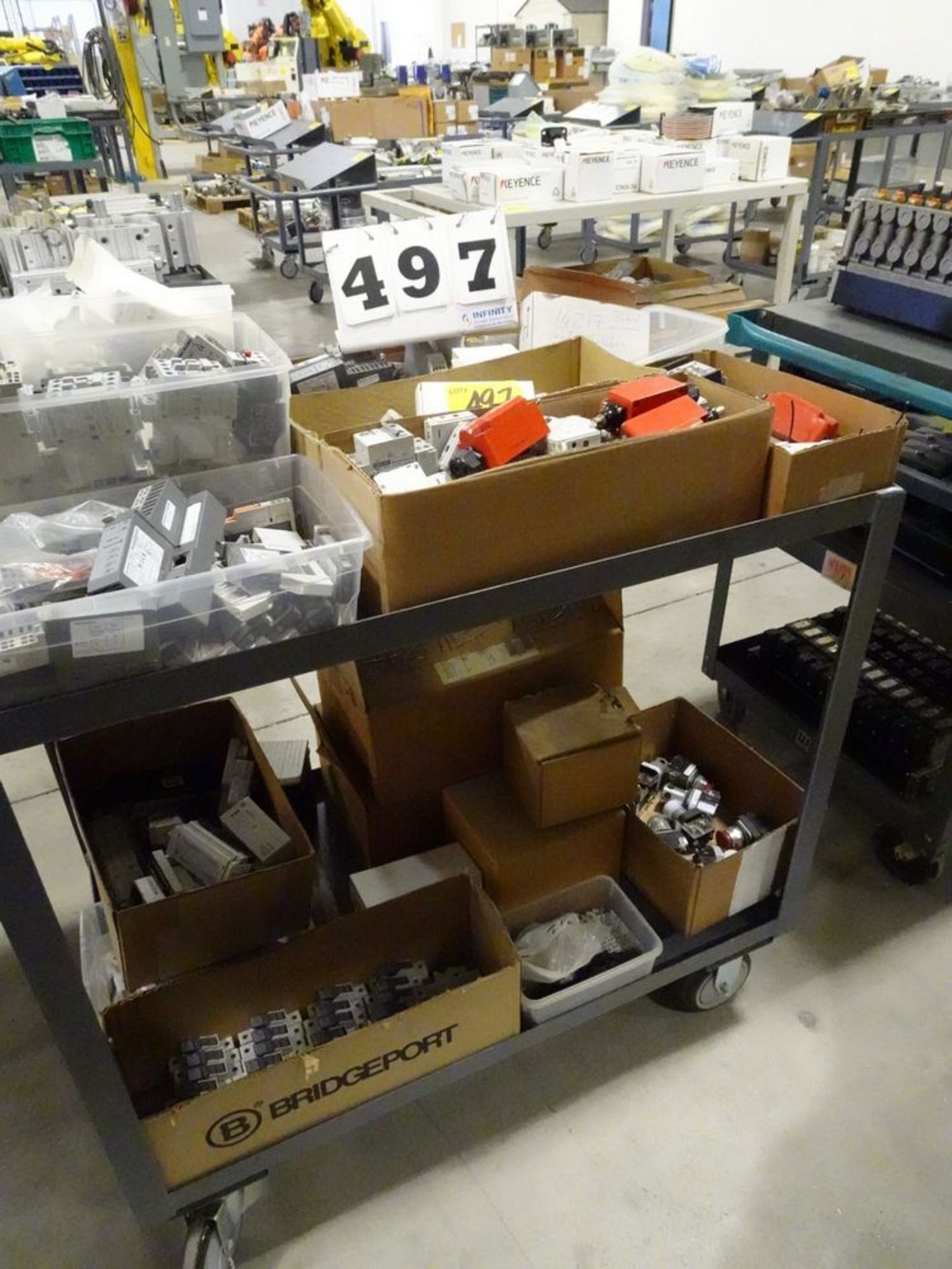 ASSORTED PRODUCT, SWITCHES, RELAYS, VALVES, ETC.