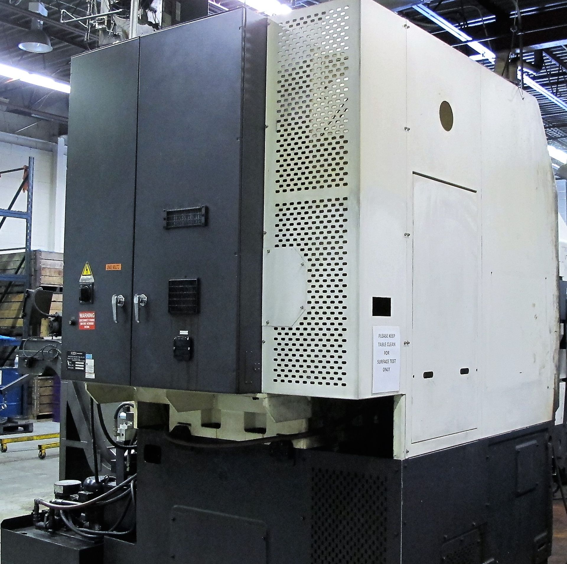 2009 HWACHEON VT-550 R CNC Vertical Turning Center with Fanuc Series Oi-TC CNC Control, 15” Chuck, - Image 5 of 11