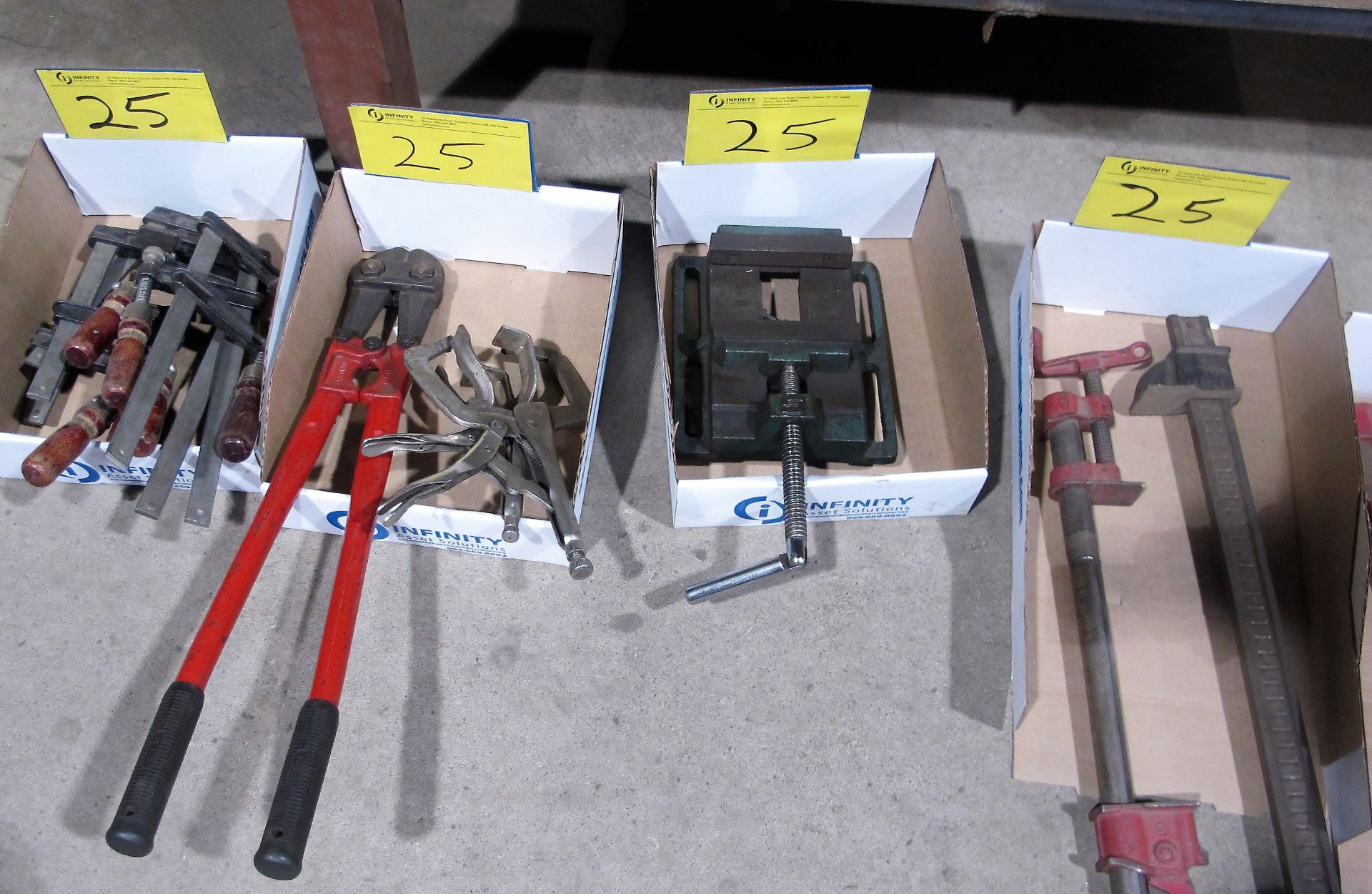 LOT ASST CLAMPS, BAR CLAMPS, ETC. - Image 2 of 2