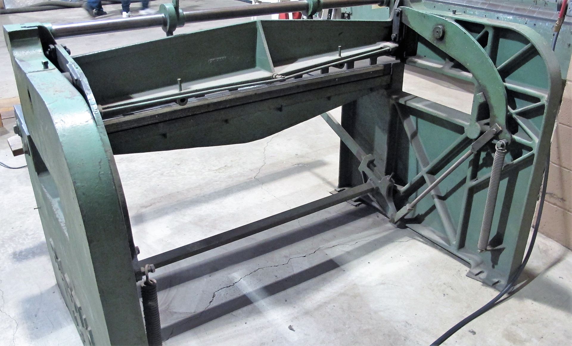 BARTH FOOT OPERATED SHEAR, 54" CAP., S/N B456 - Image 3 of 3