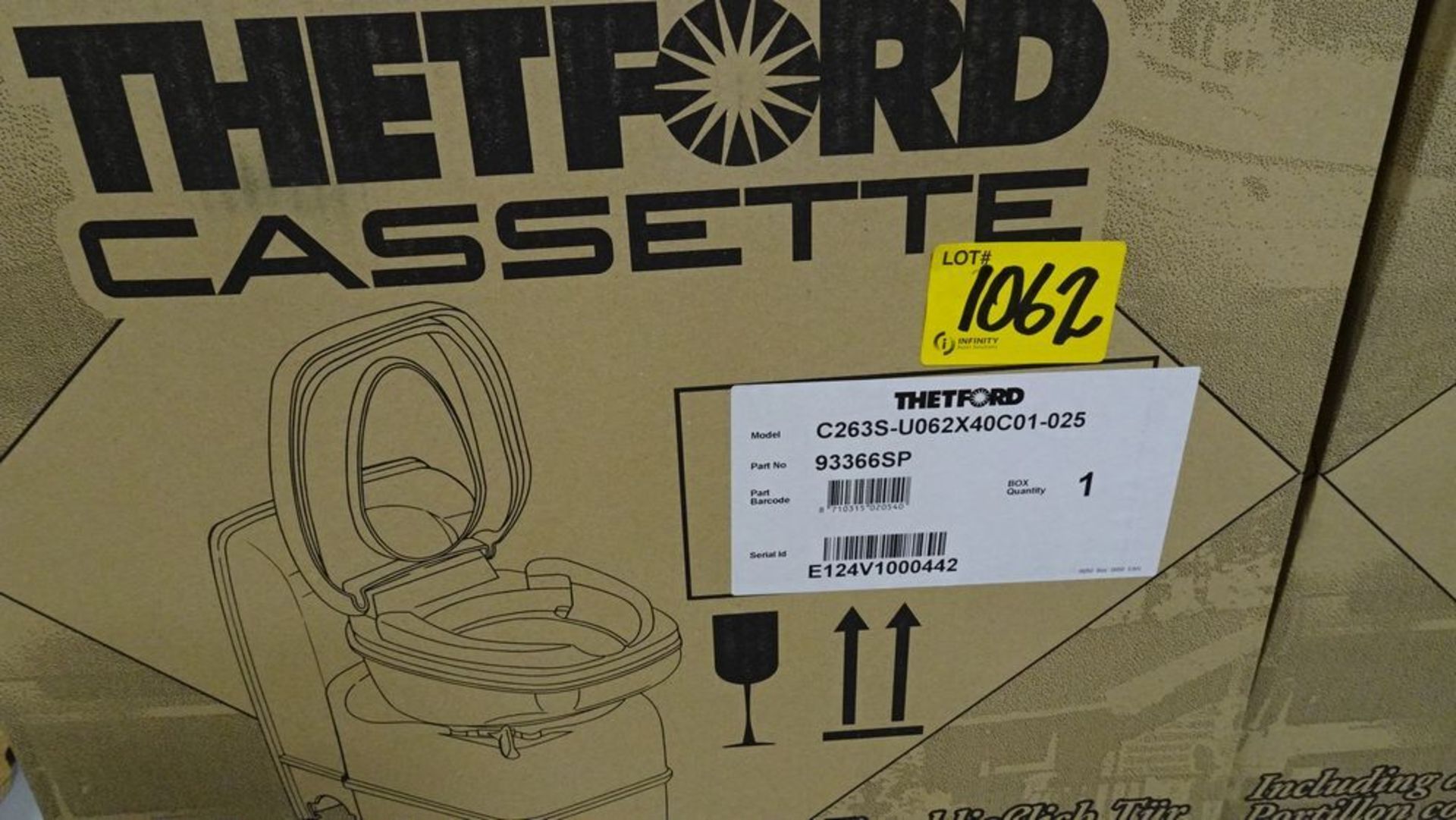 2018 THETFORD C263S-U062X40C01-025 CASSETTE TOILET (REUTER)