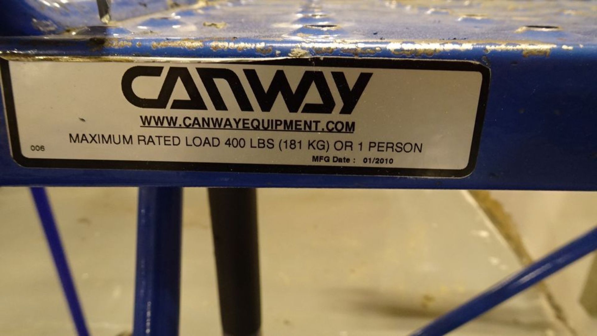 2010 CANWAY 4-STEP WAREHOUSE LADDER (REUTER) - Image 2 of 2